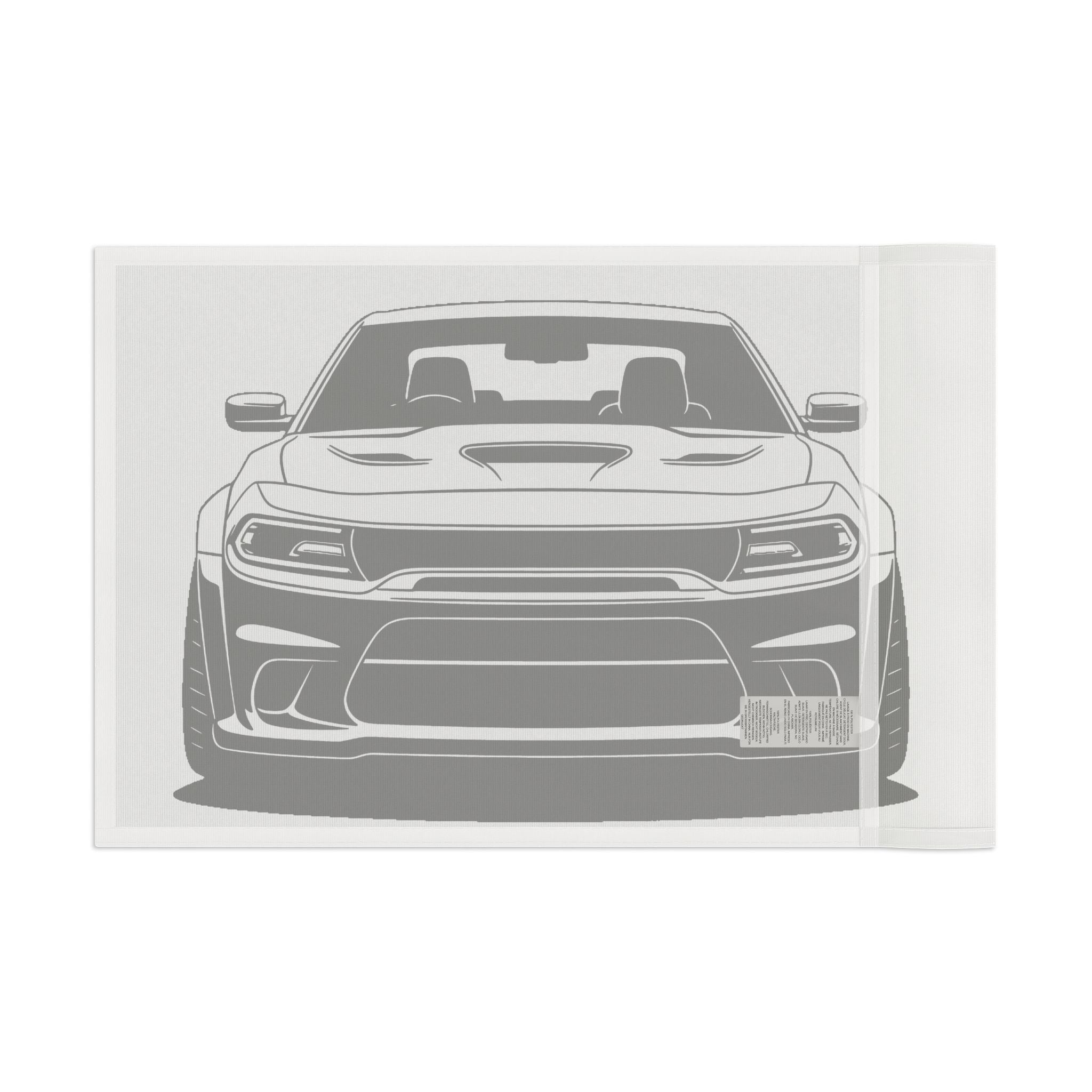 Dodge Challenger SRT Hellcat Garage Flag