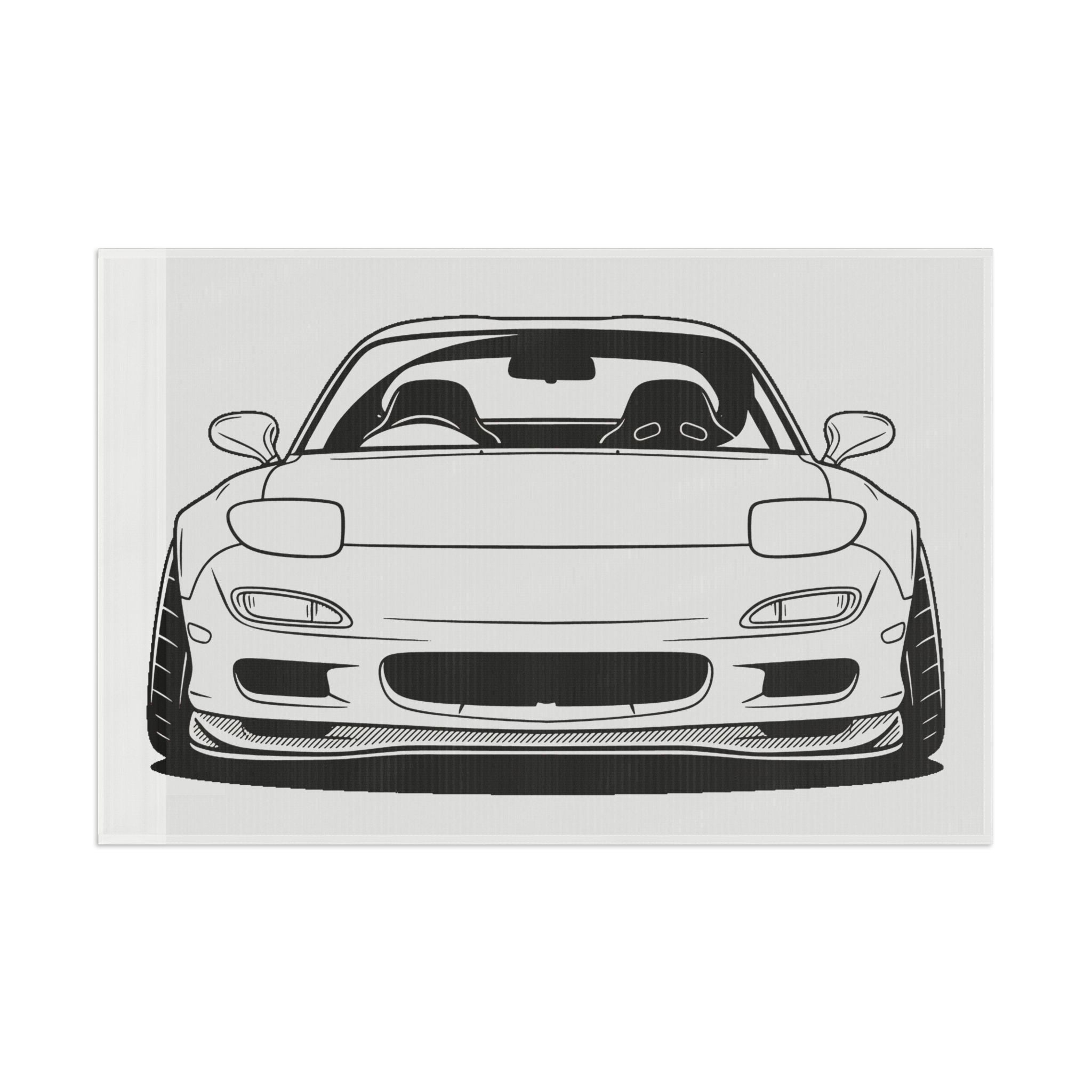 Mazda RX-7 FD Garage Flag