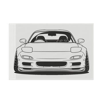 Mazda RX-7 FD Garage Flag