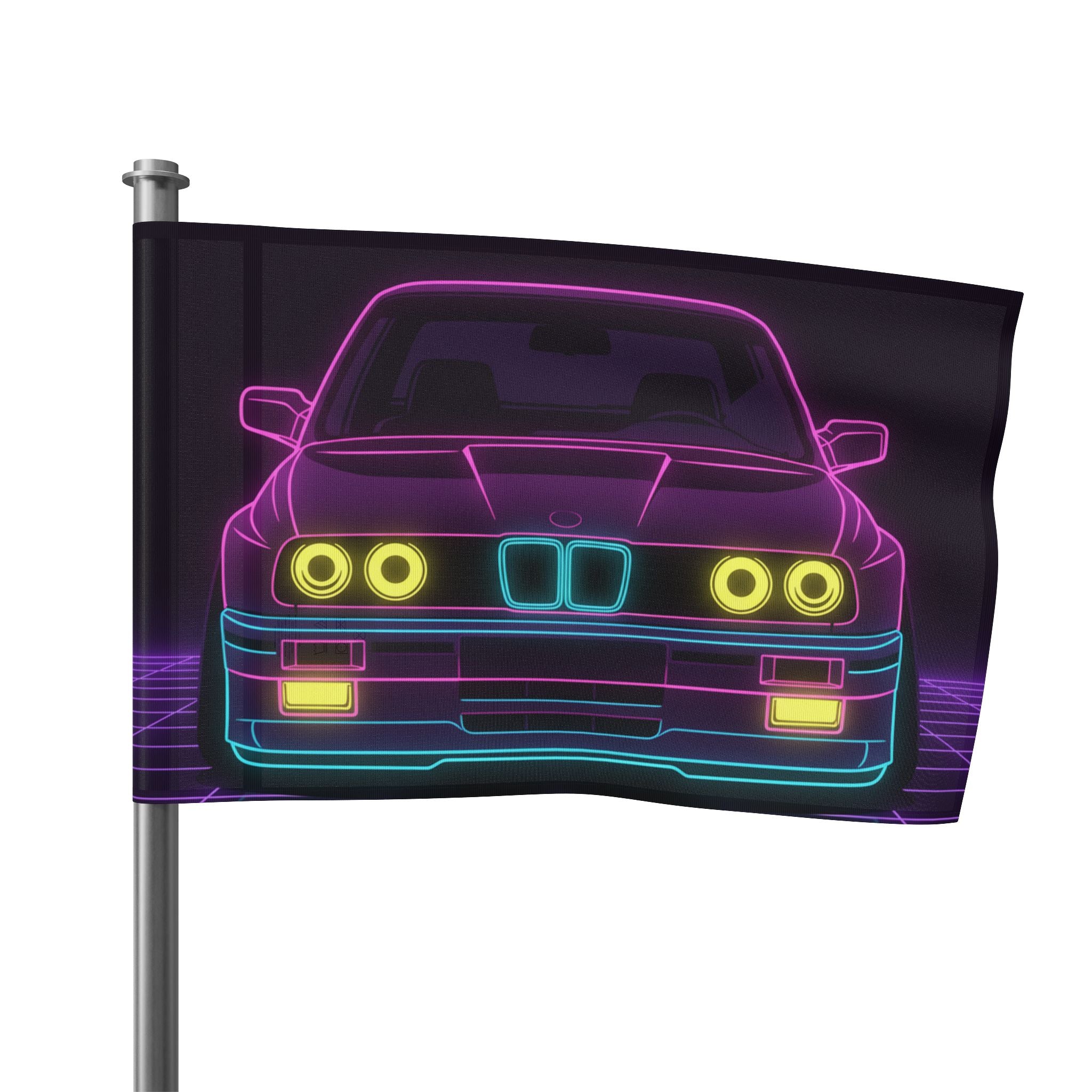 BMW E30 Garage Flag