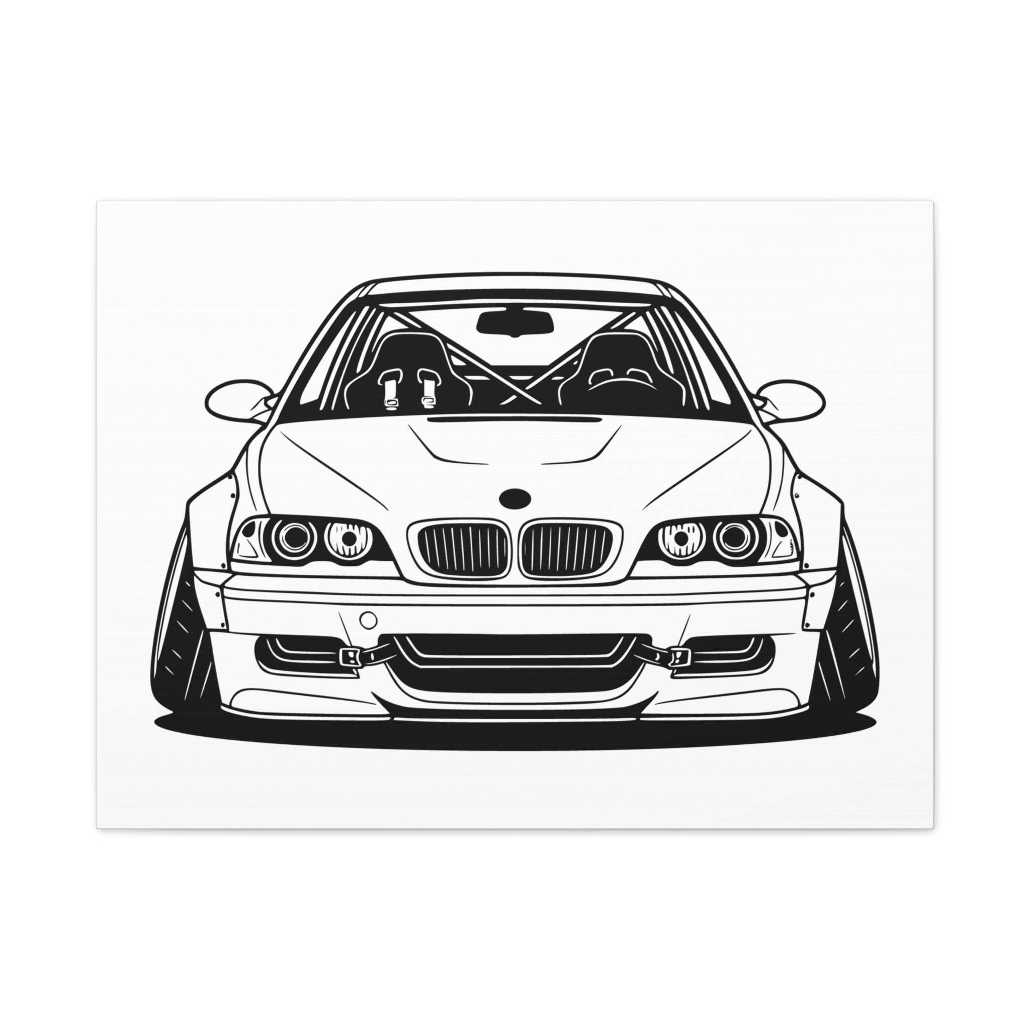BMW E46 M3 (2000-06) Canvas Wall Art