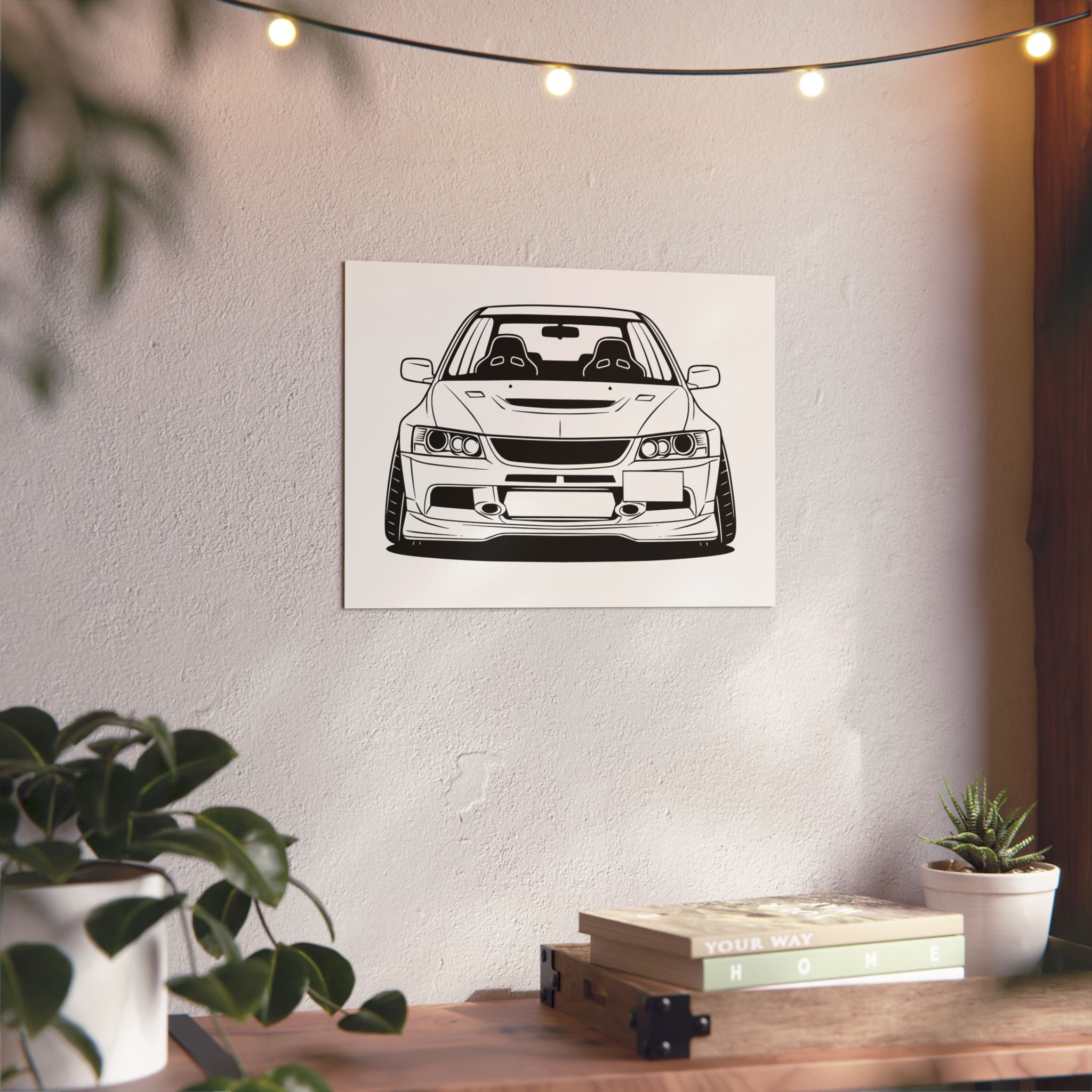 Mitsubishi Evo IX (2005-07) Metal Wall Sign