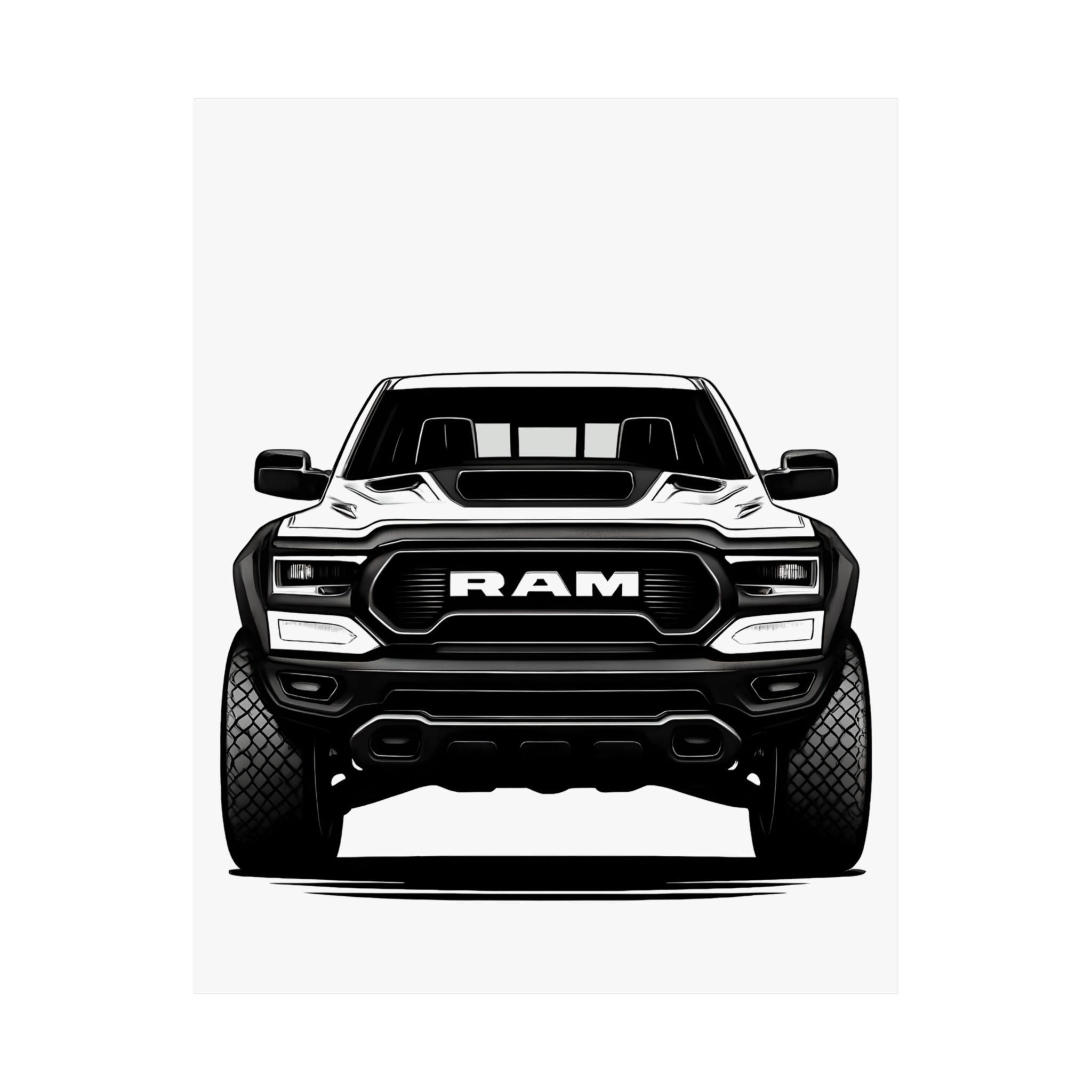 Dodge Ram 1500 TRX Print