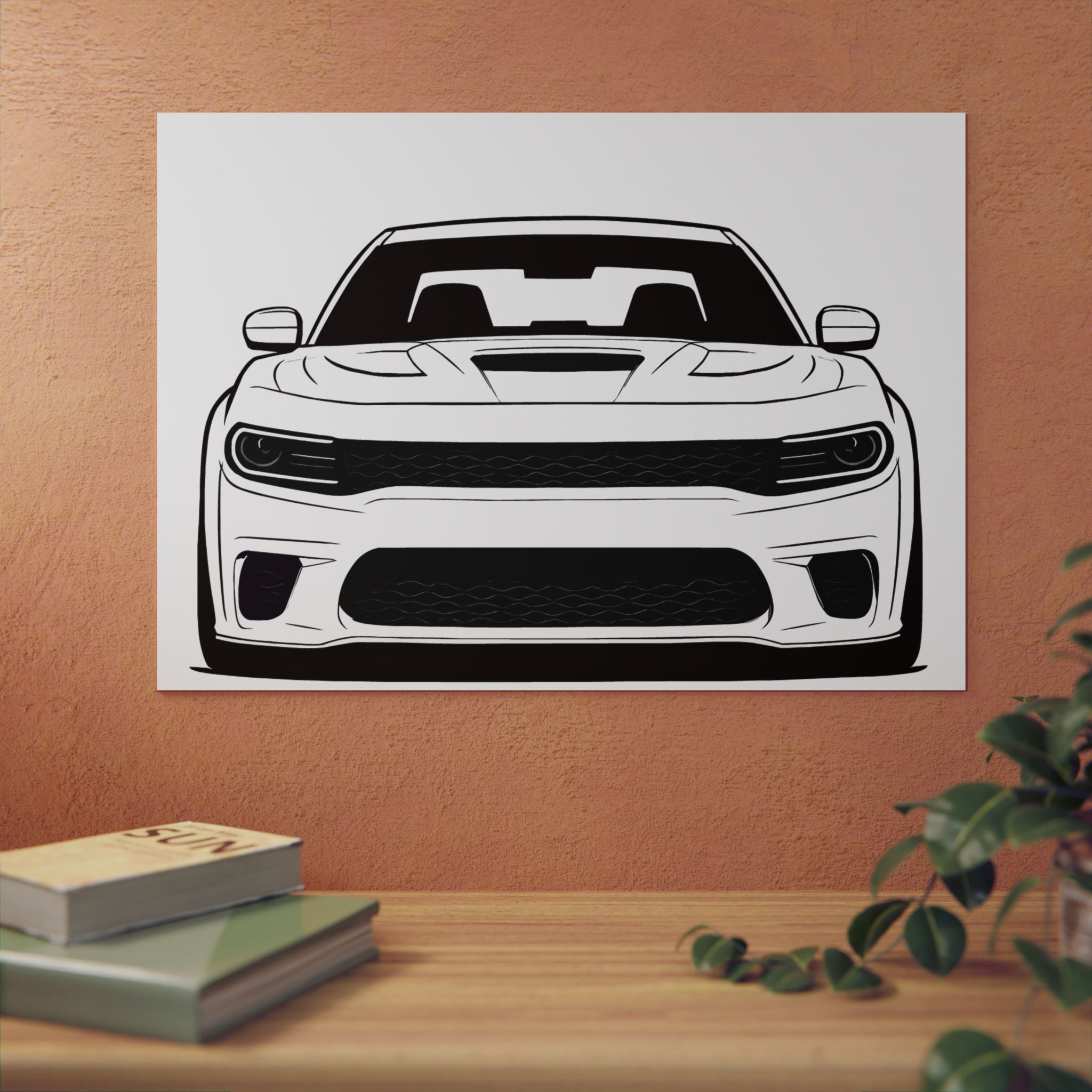 Dodge Charger SRT Hellcat | Metal Wall Sign