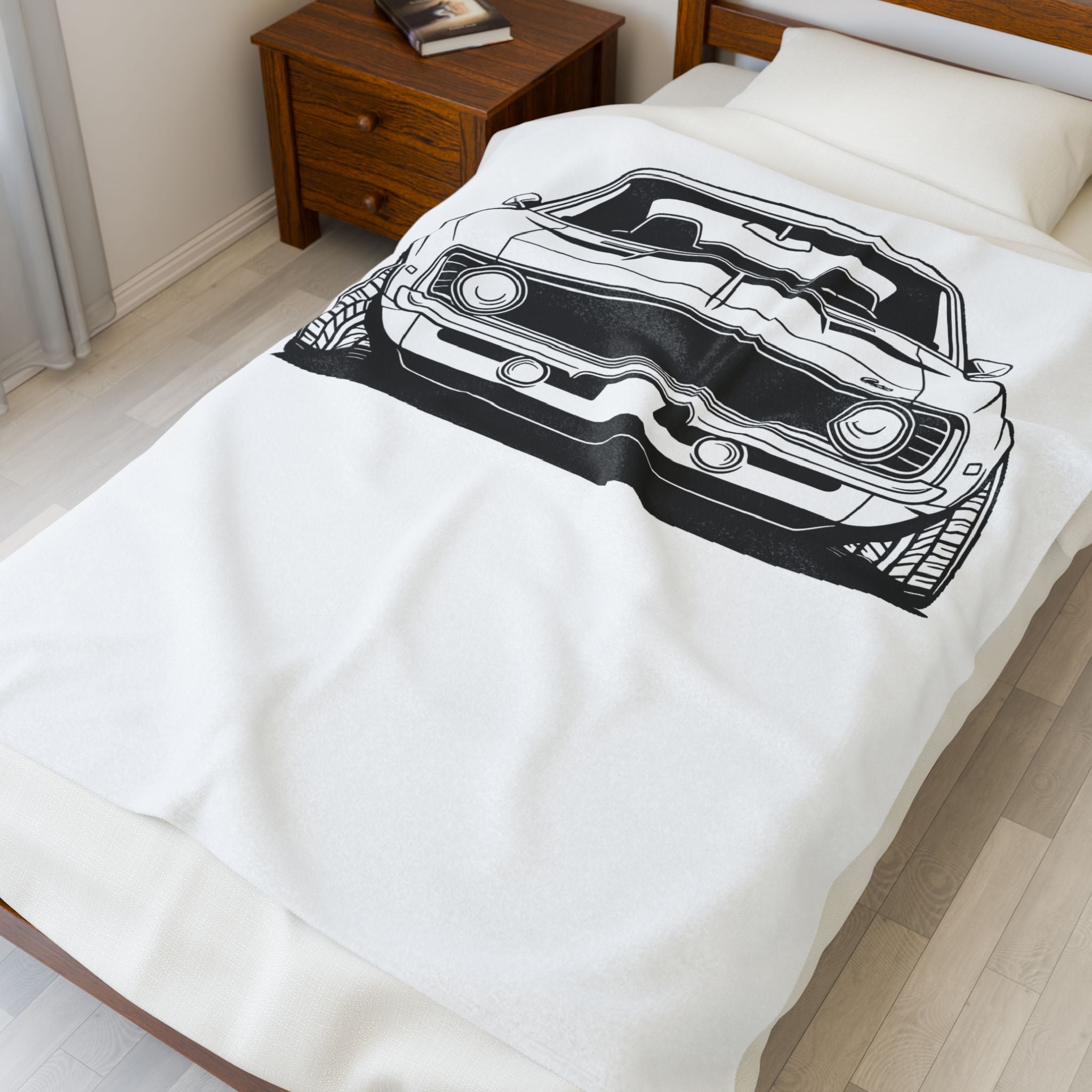 1969 Chevrolet Camaro SS Velveteen Plush Blanket