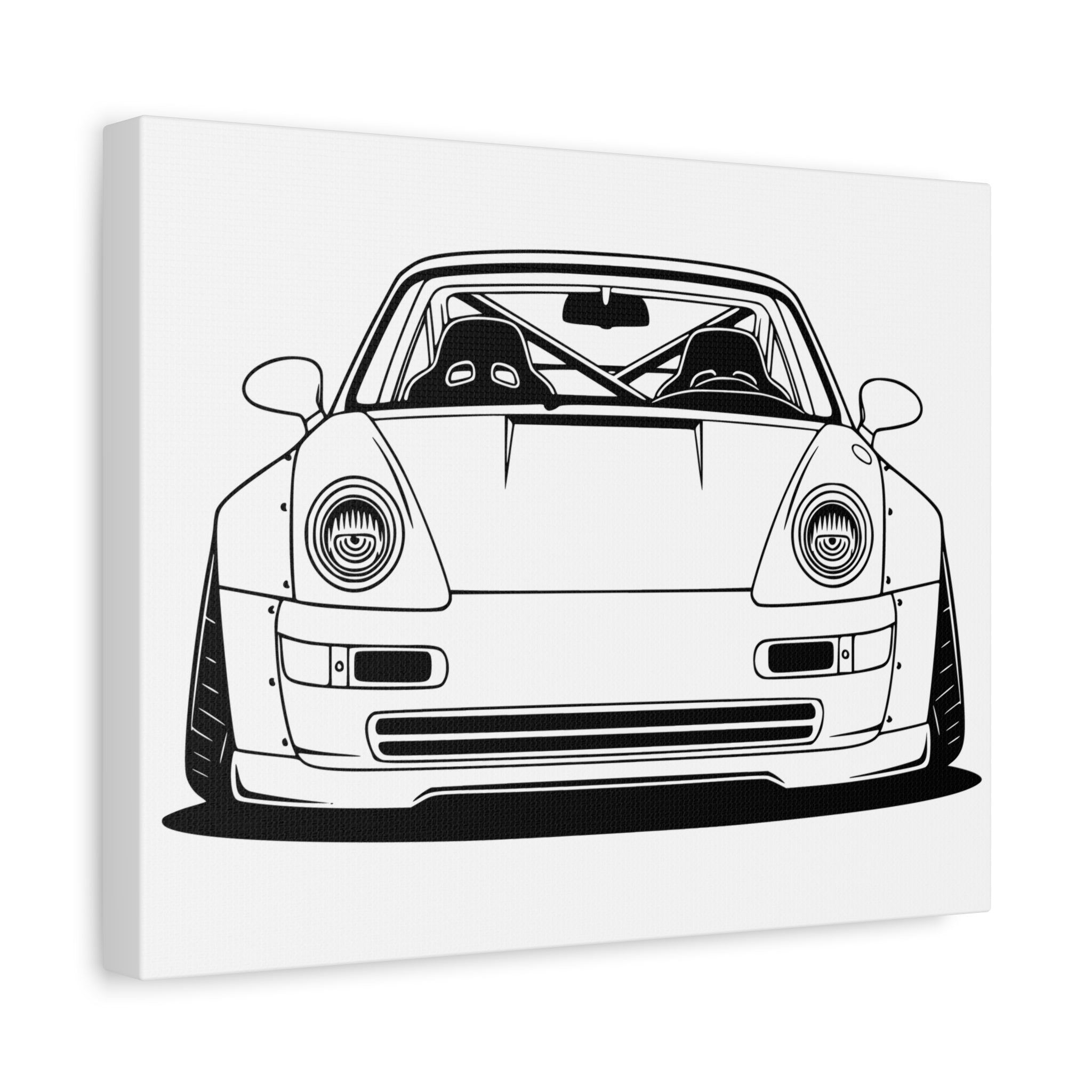 Porsche 964 Turbo Canvas Wall Art