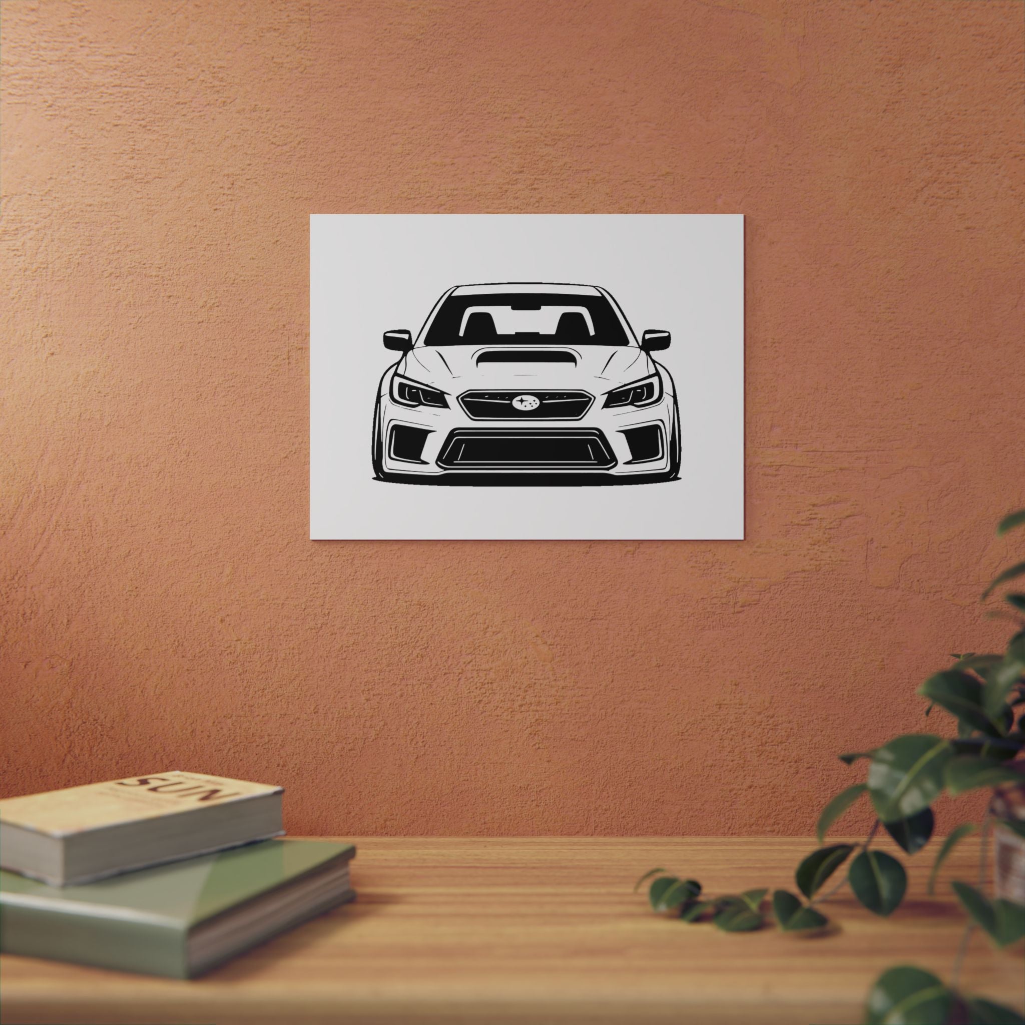 Subaru WRX STI Metal Wall Sign