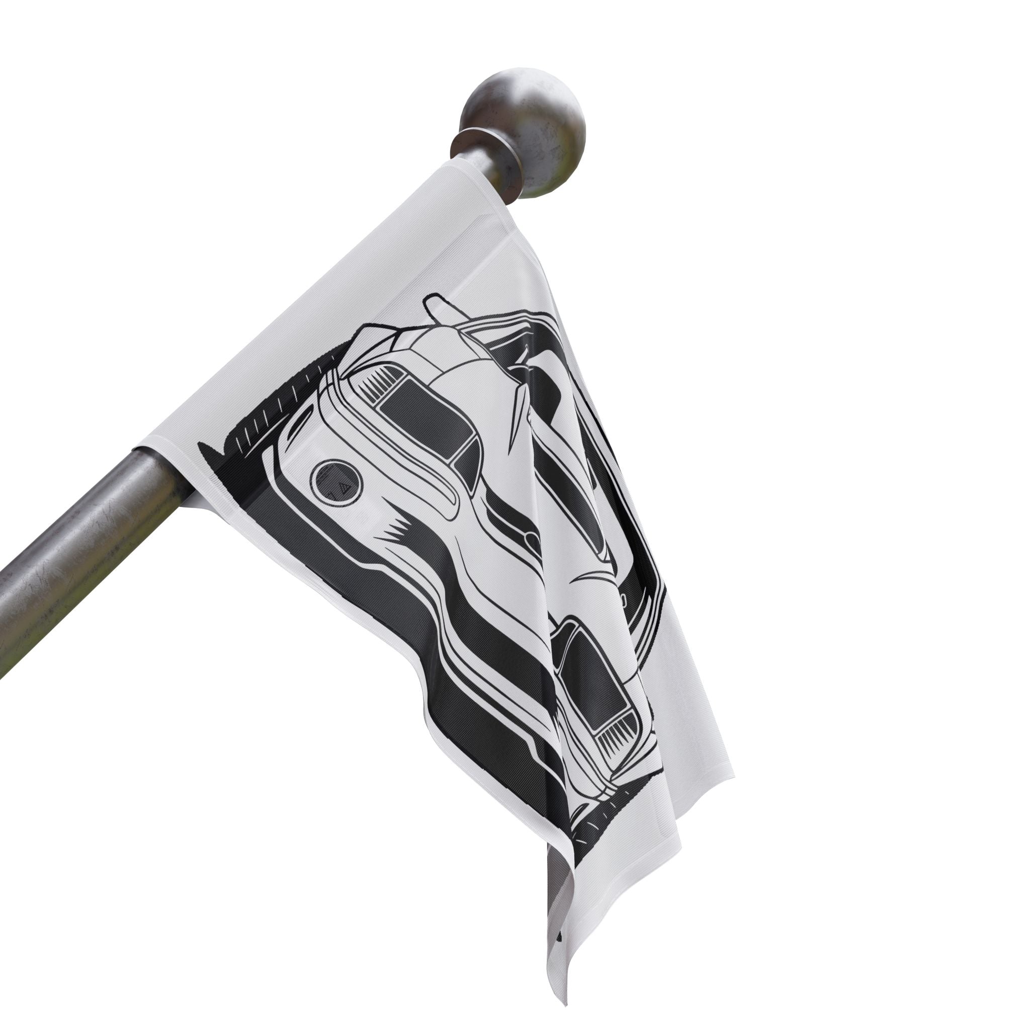 Ford Mustang Fox Body GT Garage Flag