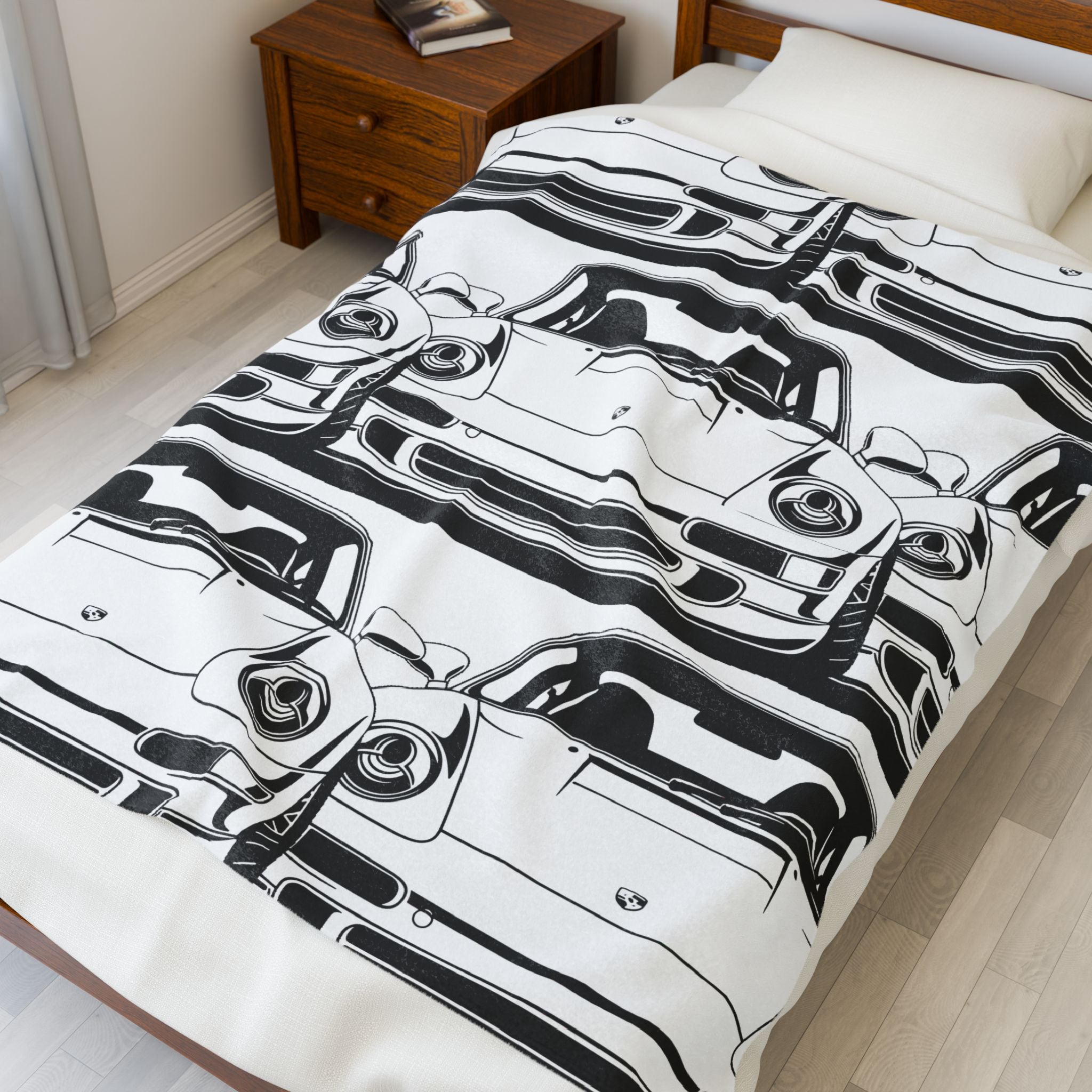 Porsche 911 (993) Velveteen Plush Blanket