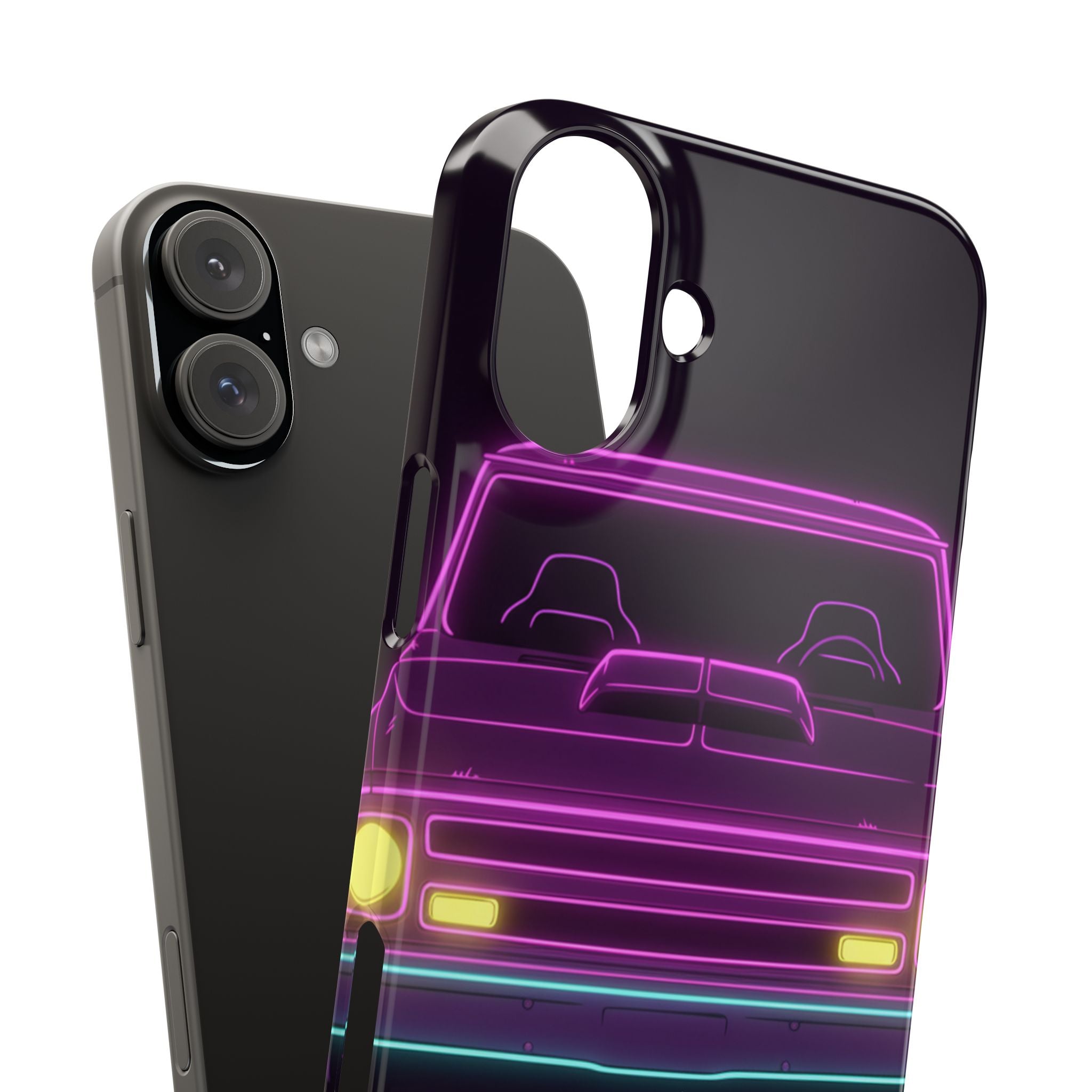 Chevy C10 Pickup (1967-72) Neon Synthwave Phone Case