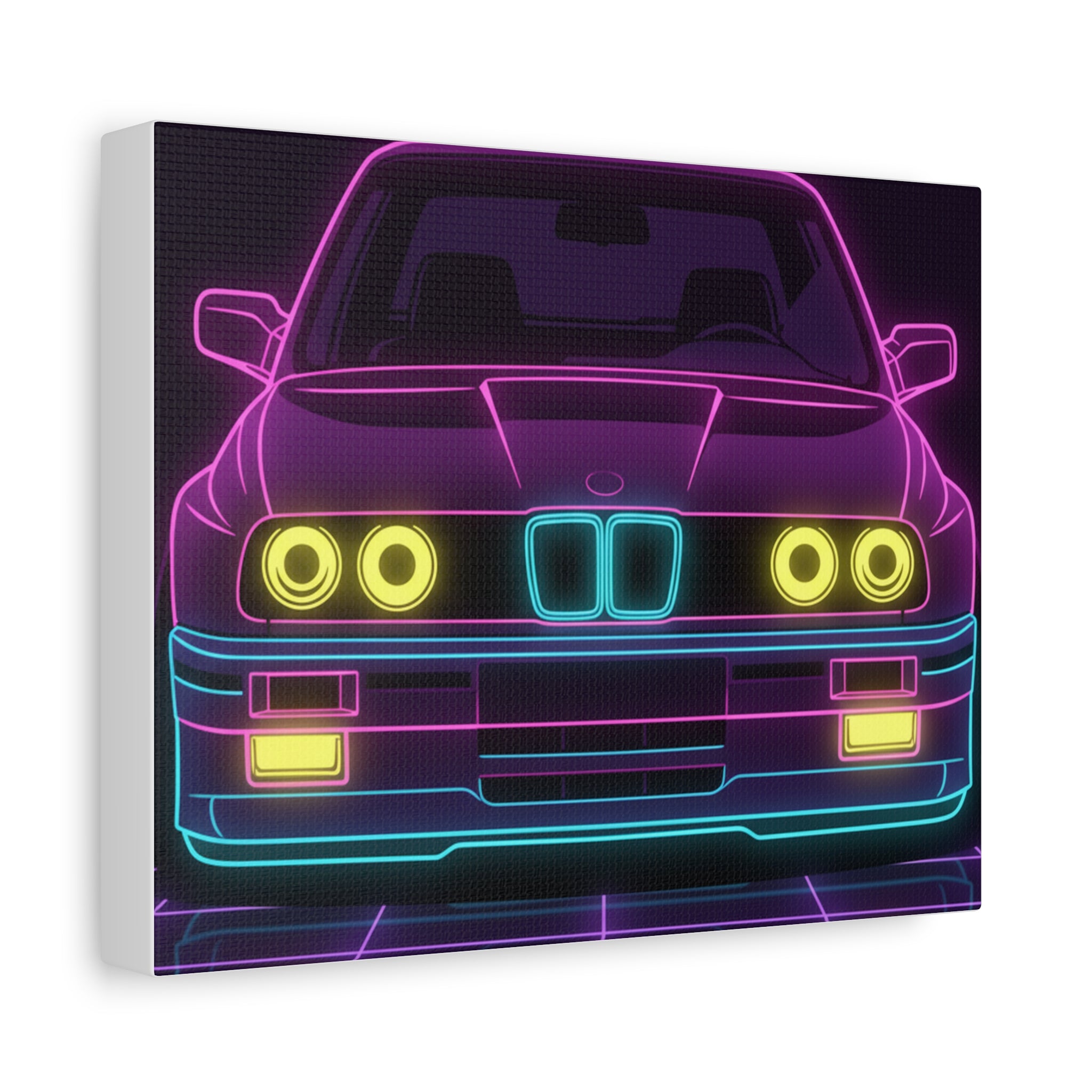 BMW E30 Canvas Wall Art