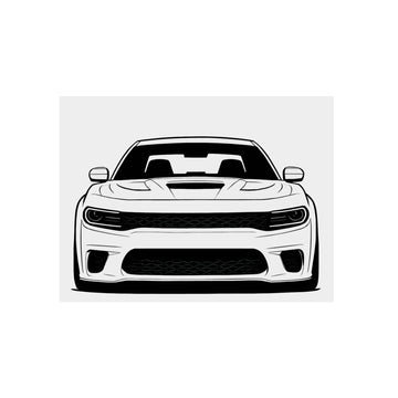 Dodge Charger SRT Hellcat | Metal Wall Sign
