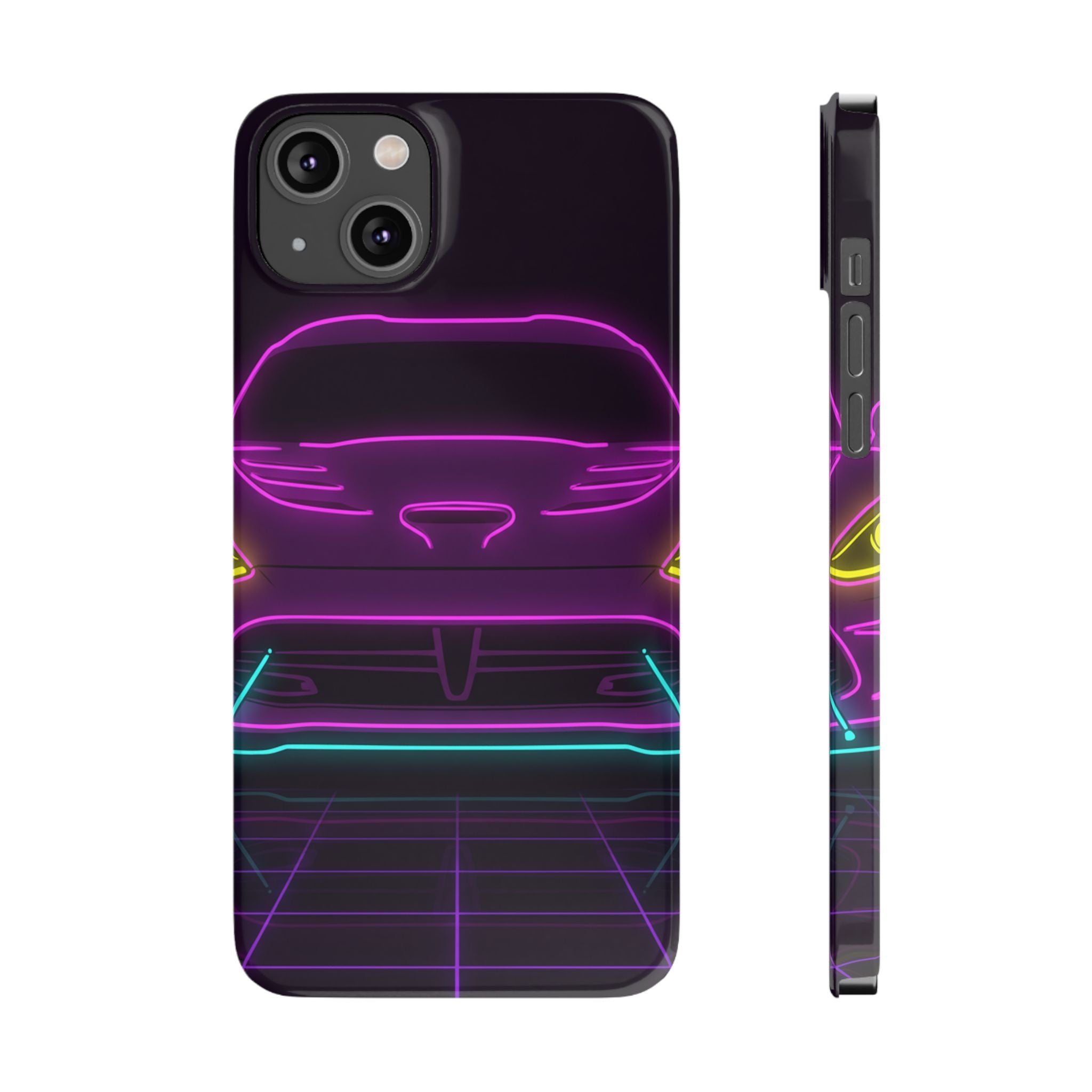 Dodge Viper (1992-17) Neon Synthwave Phone Case