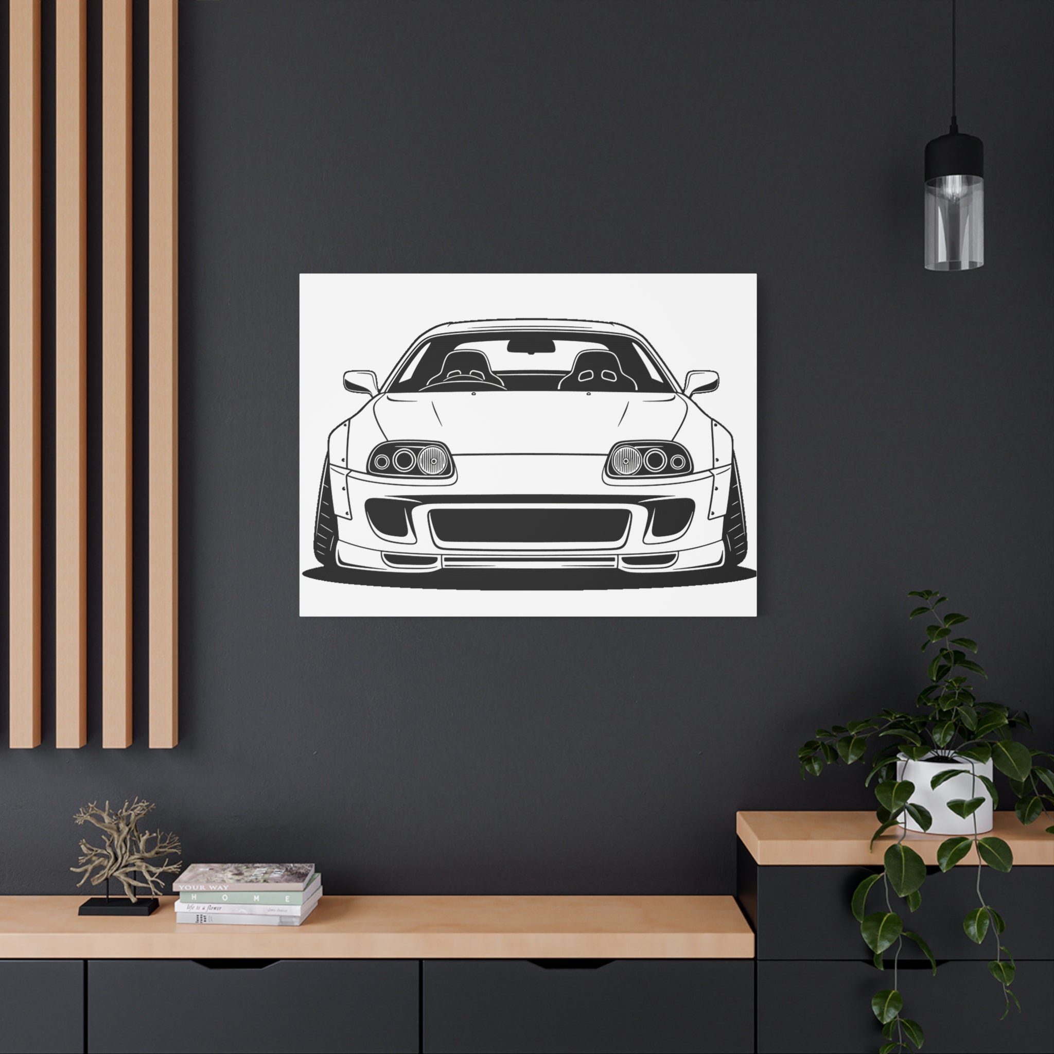 Toyota Supra MK4 Canvas Wall Art