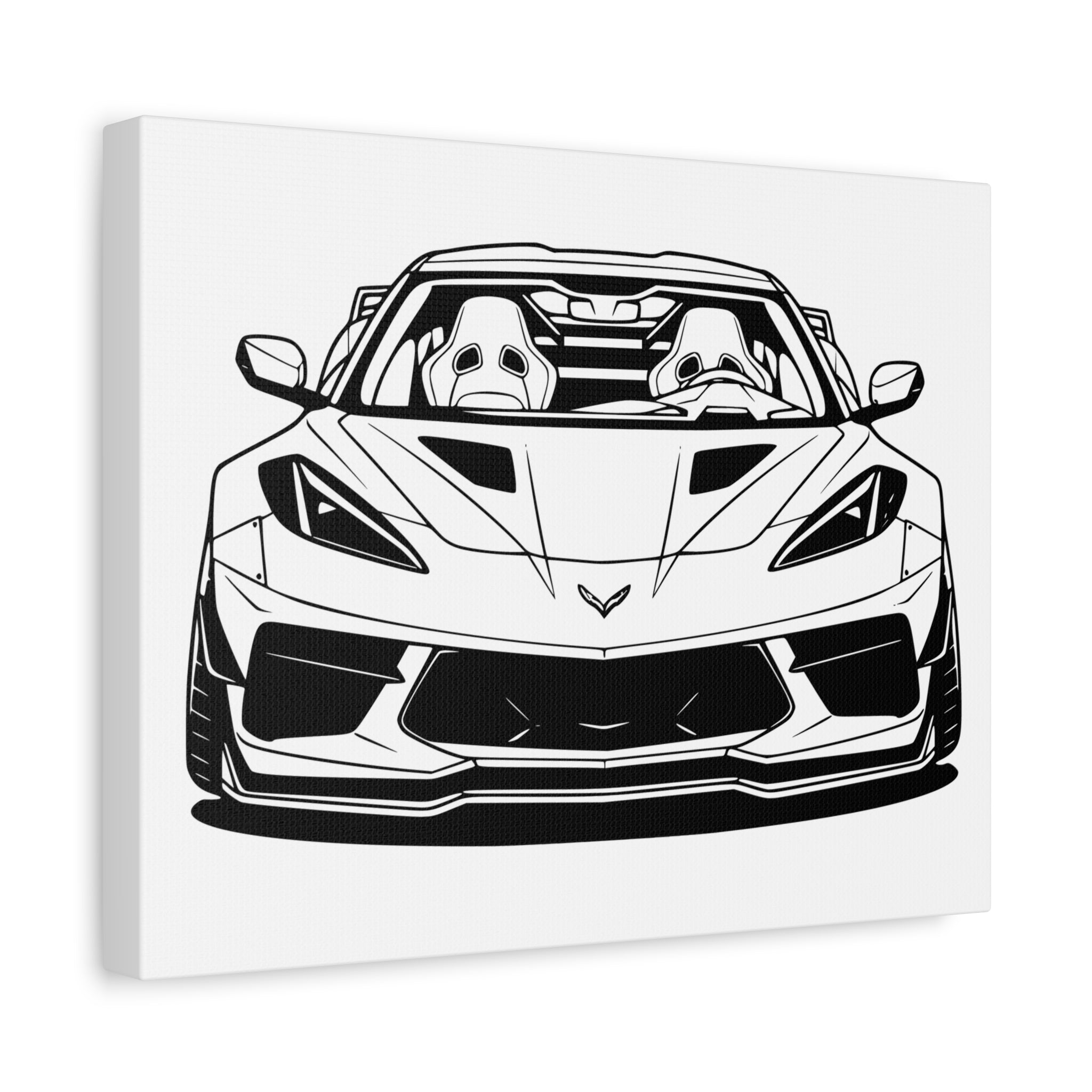 Corvette C8 (2020+) Canvas Wall Art