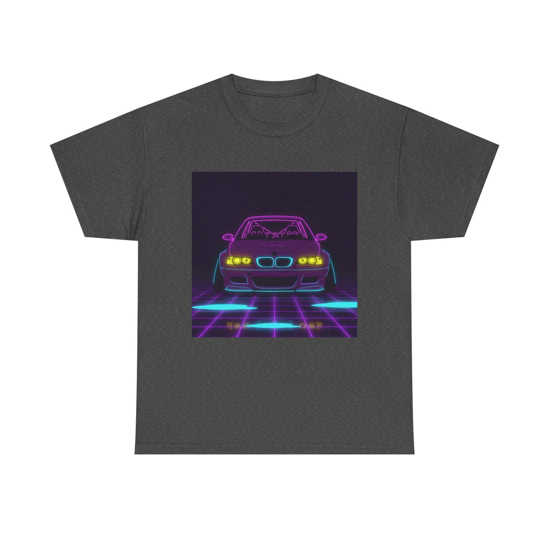 BMW E46 M3 (2000-06) Neon Synthwave Unisex Tee