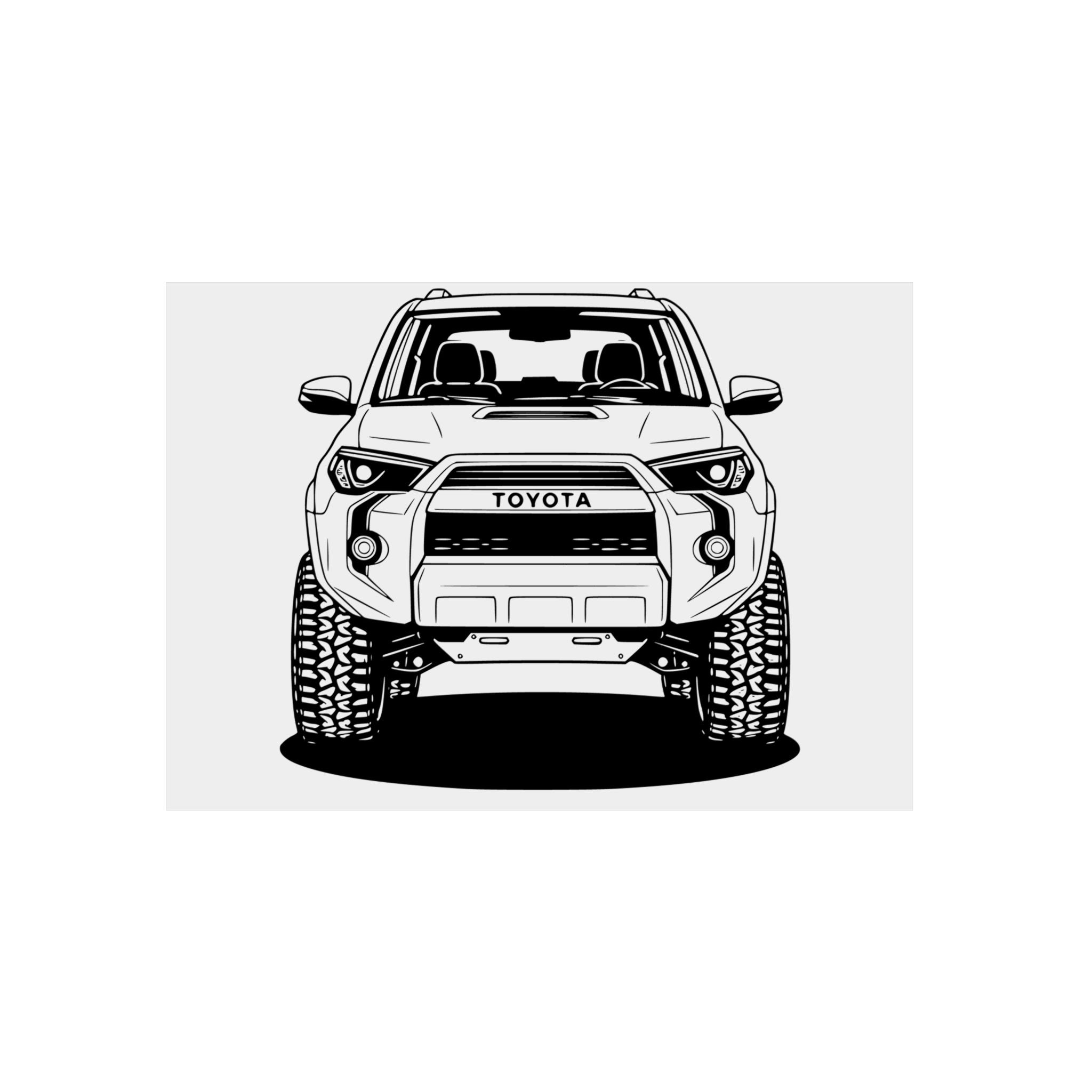 Toyota 4Runner TRD Pro Metal Wall Sign