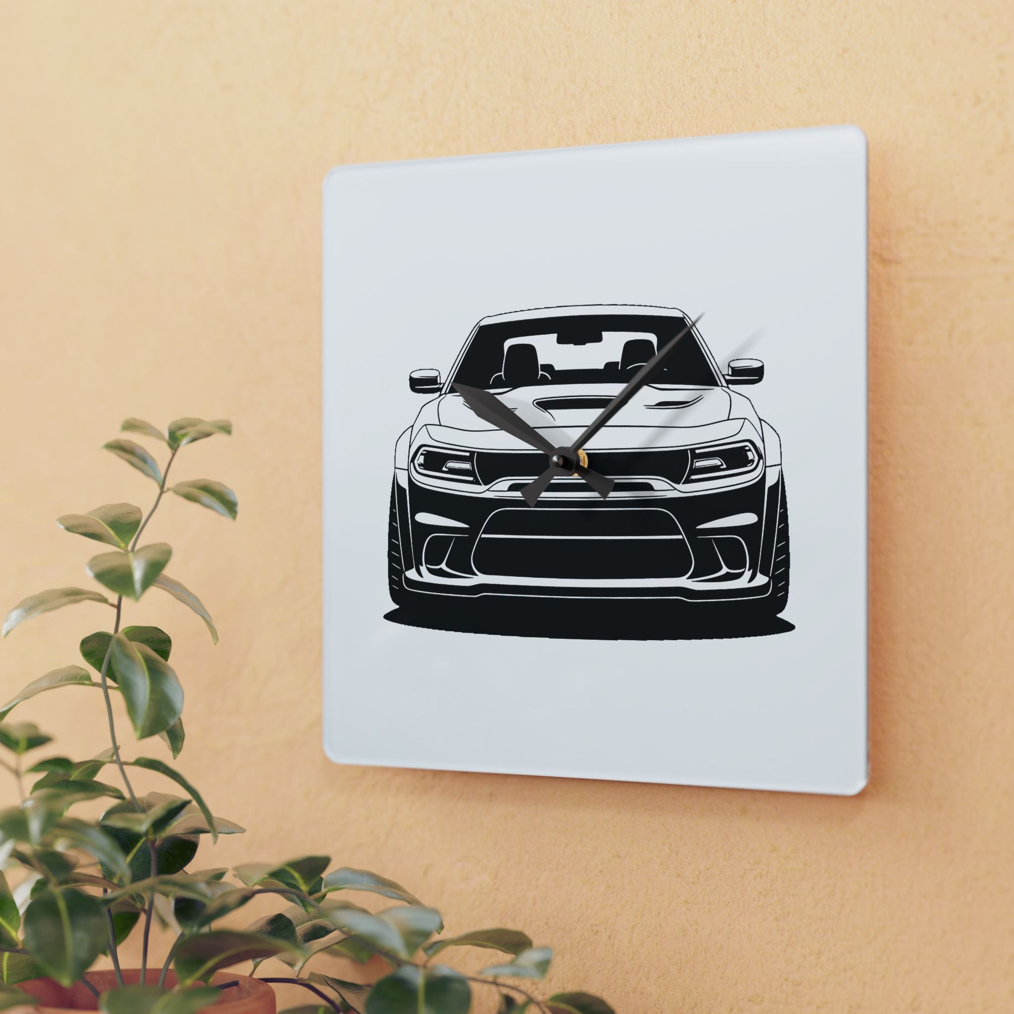 Dodge Challenger SRT Hellcat Wall Clock