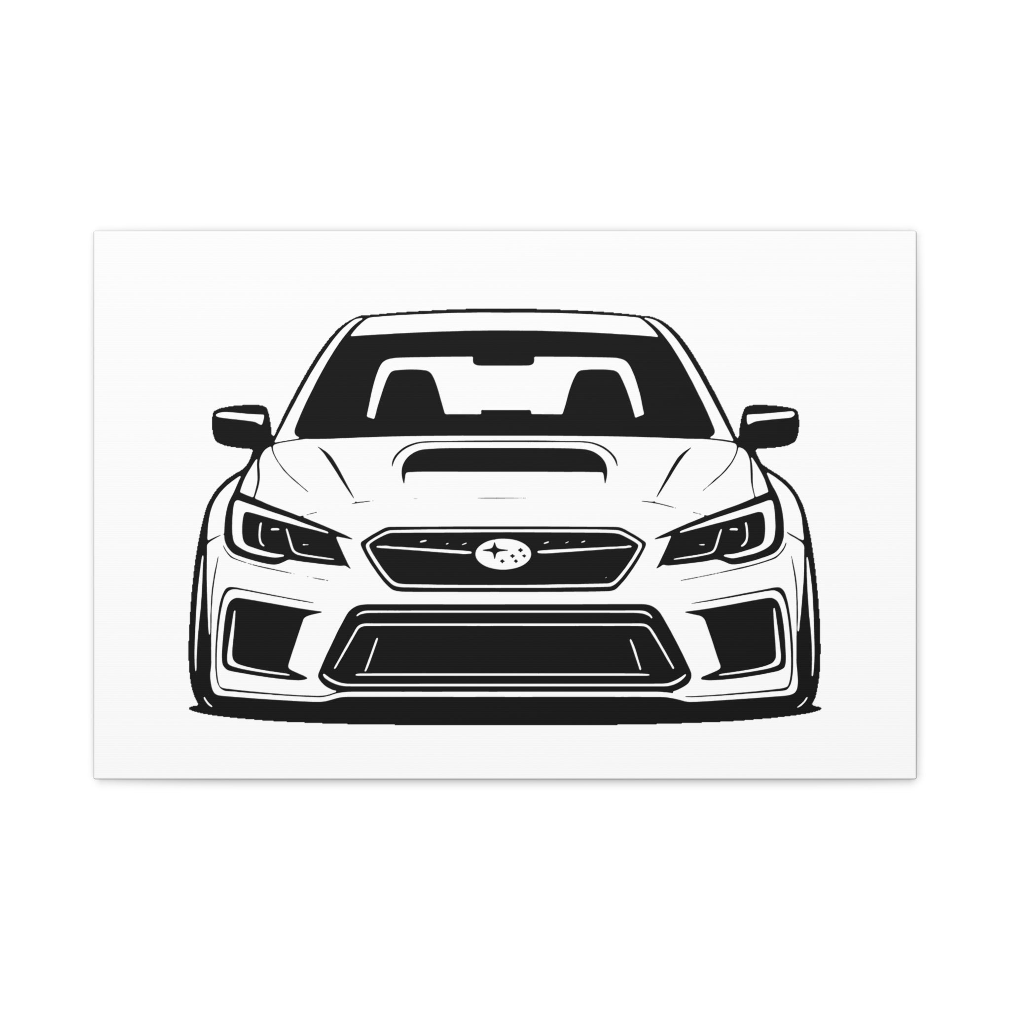 Subaru WRX STI Canvas Wall Art