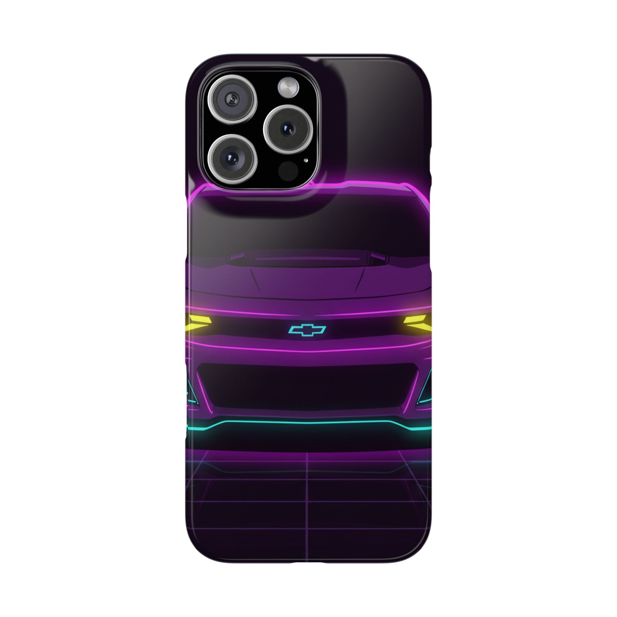 Chevrolet Camaro ZL1 Neon Synthwave Phone Case