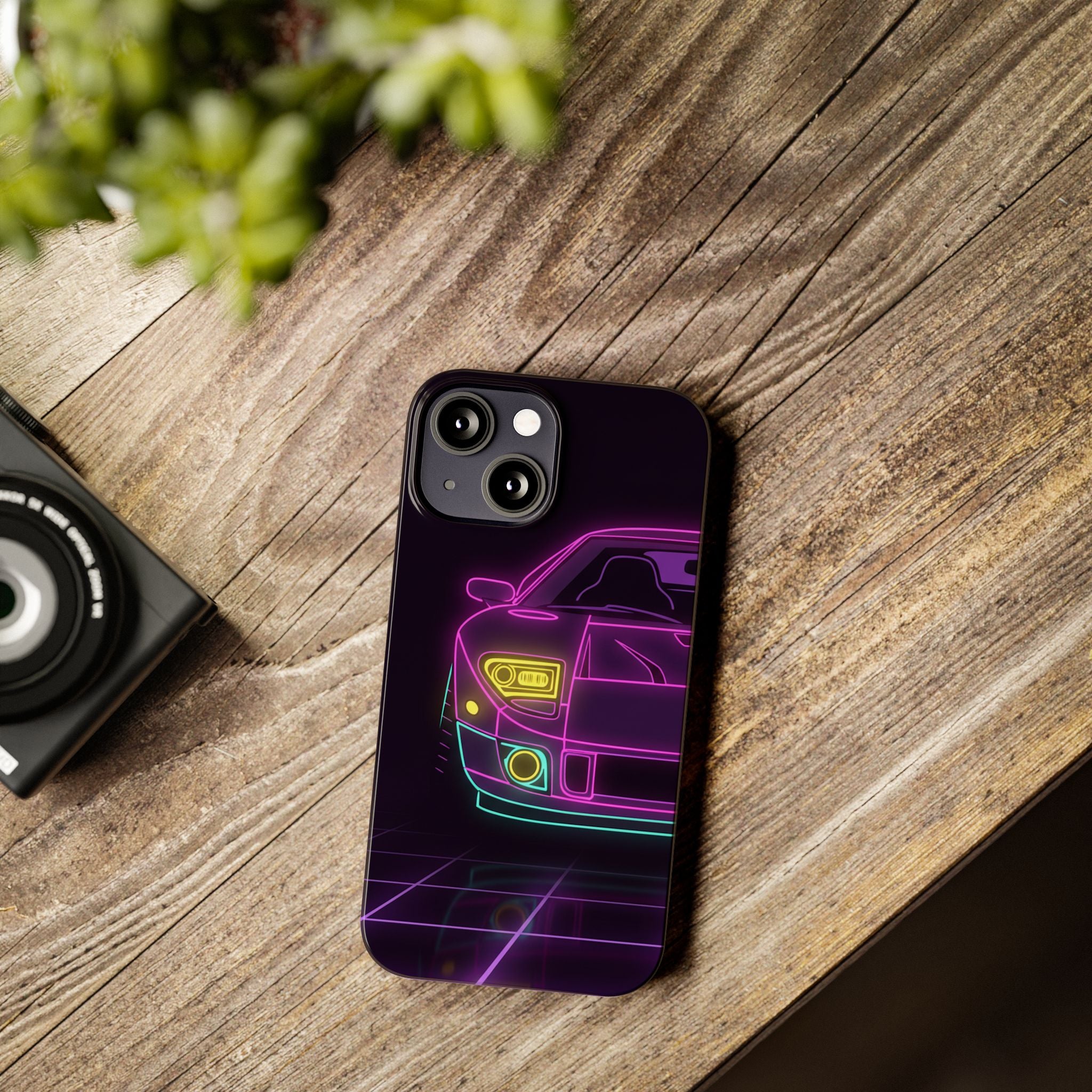 Ford GT40 (1964-69) Neon Synthwave Phone Case