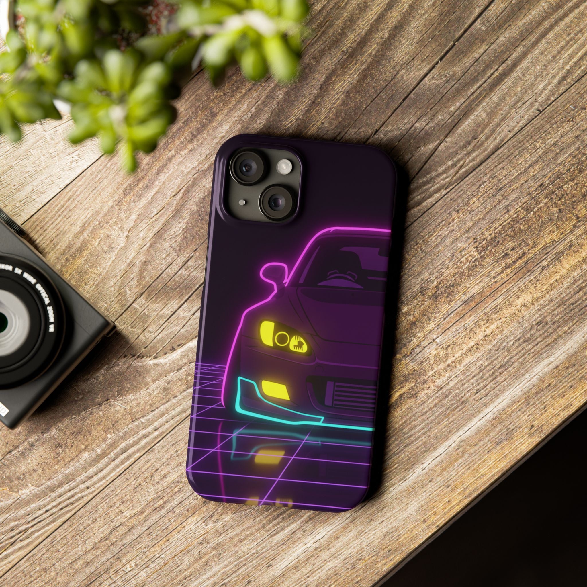 Honda S2000 (1999-09) Neon Synthwave Phone Case