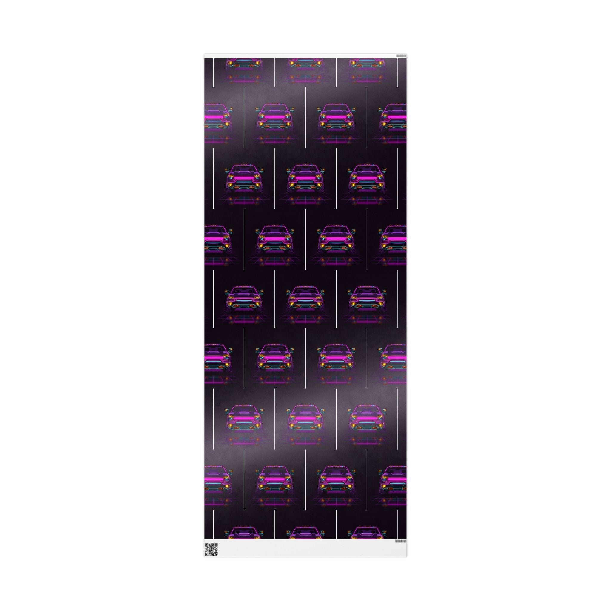 Chevy Silverado Trail Boss (2019+) Neon Synthwave Gift Wrapping Paper