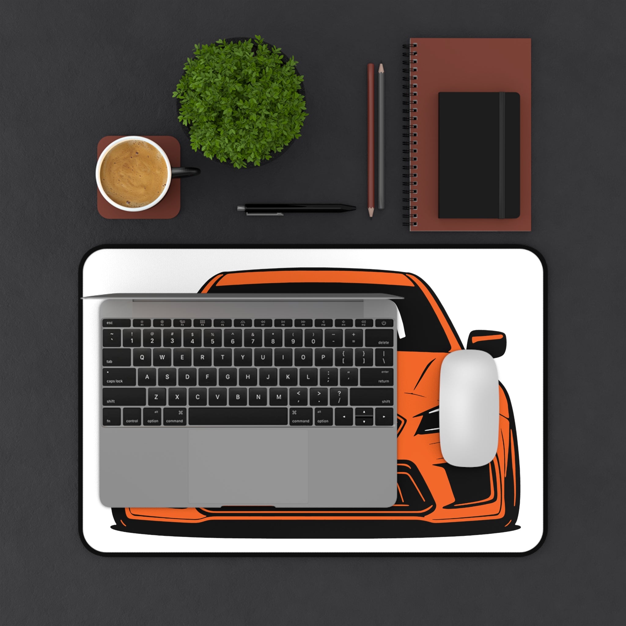 Subaru WRX Desk Mat (Orange)