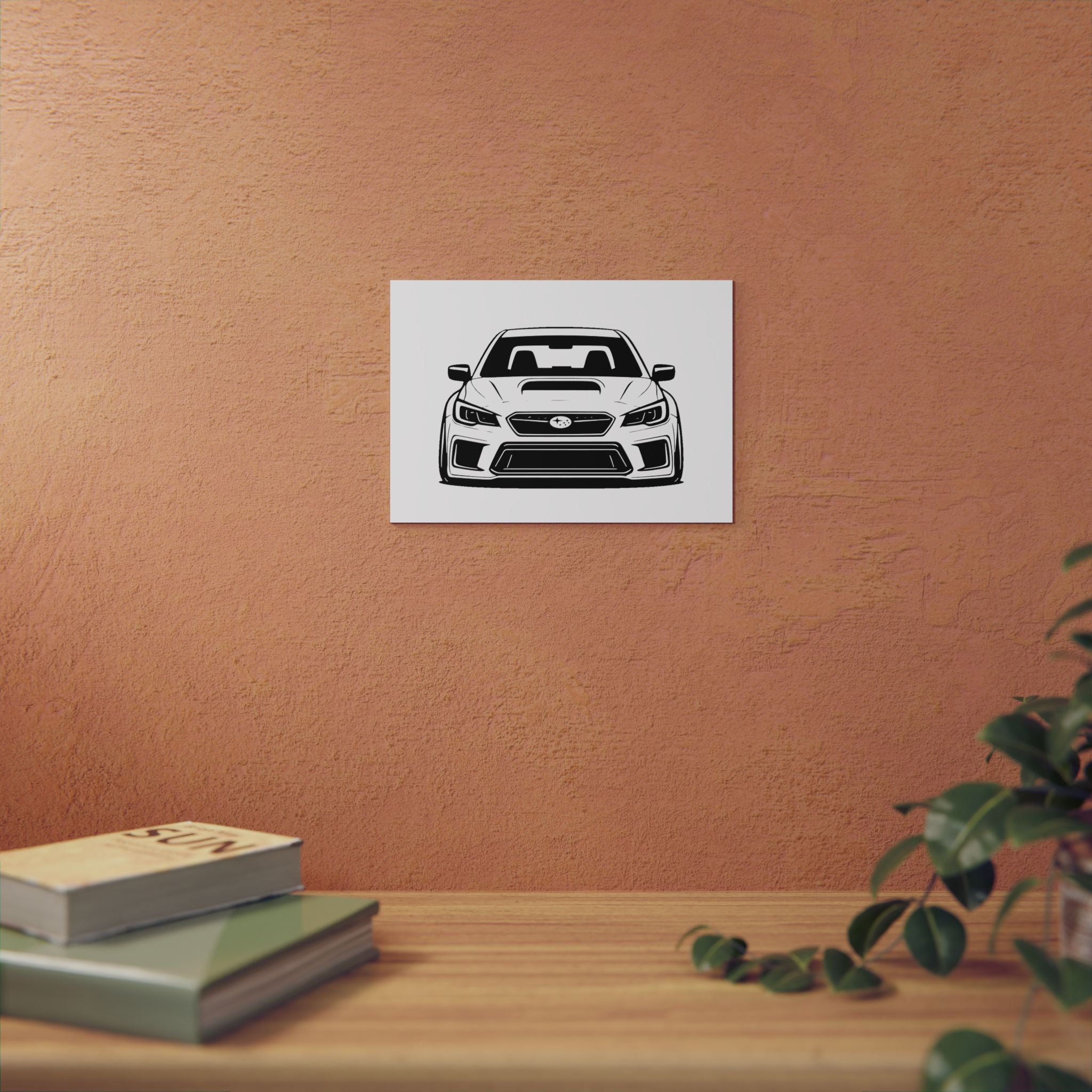 Subaru WRX STI Metal Wall Sign