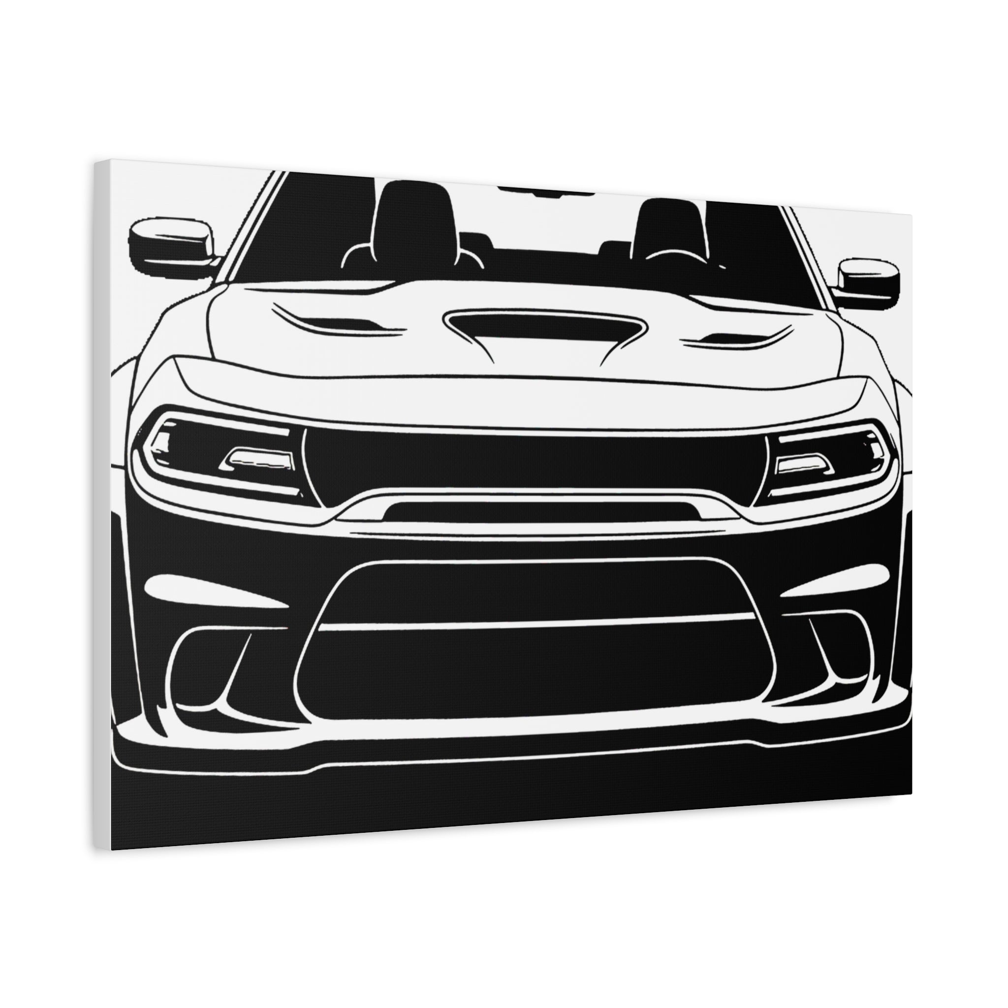Dodge Challenger SRT Hellcat Canvas Wall Art