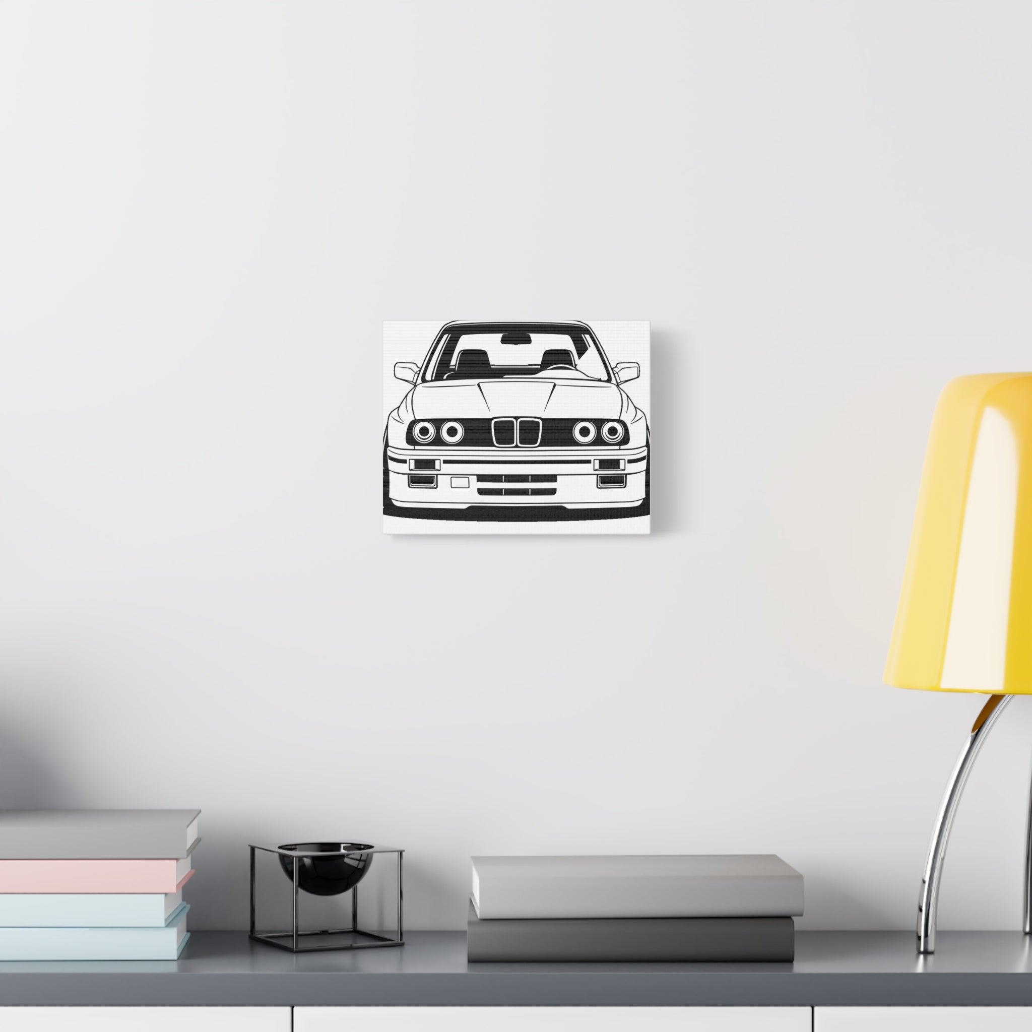 BMW E30 Canvas Wall Art