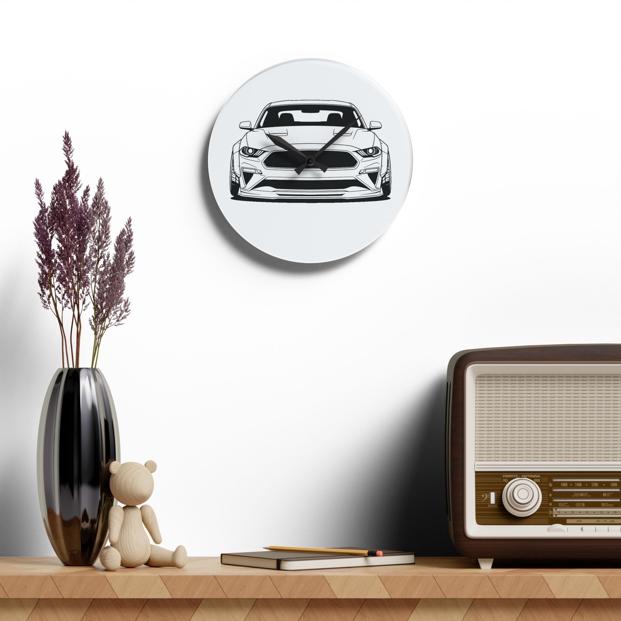 Ford Mustang GT (S650) Wall Clock