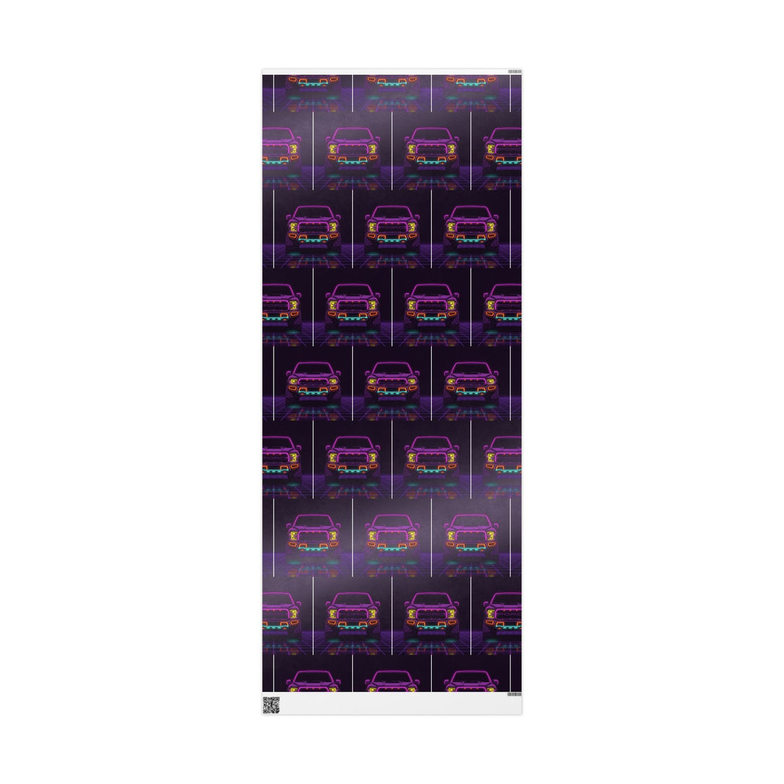 Ford F-150 Raptor Gen 2 Neon Synthwave Gift Wrapping Paper