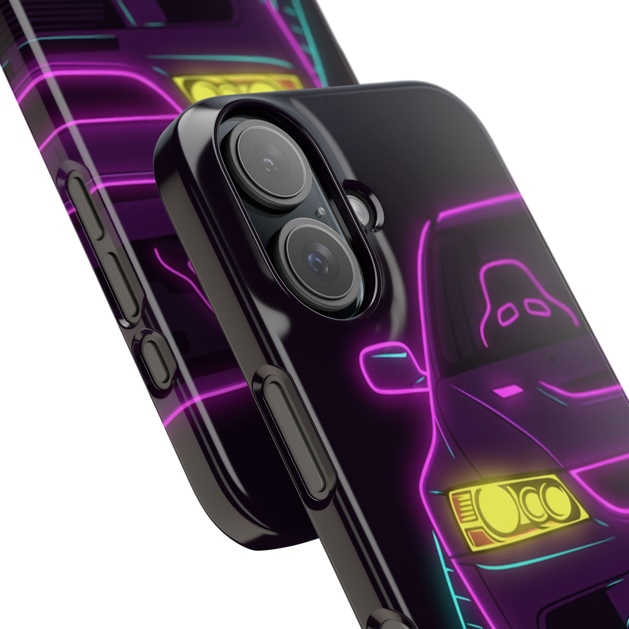 Mitsubishi Evo IX (2005-07) Neon Synthwave Phone Case
