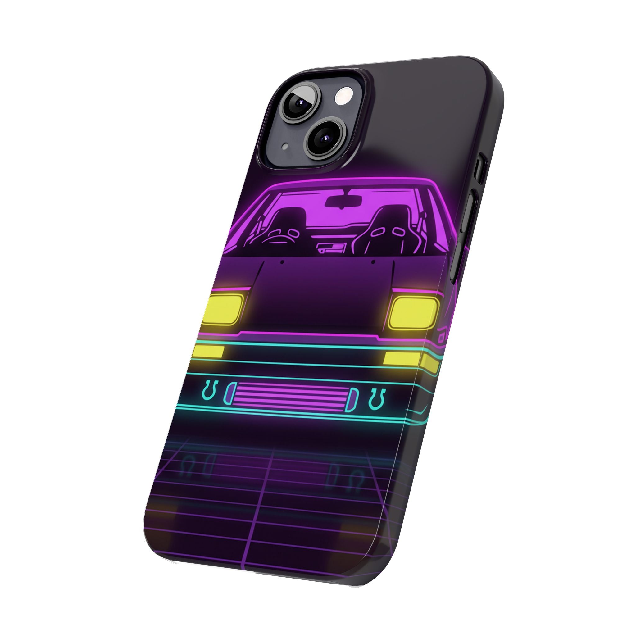 Toyota AE86 (1983-87) Neon Synthwave Phone Case