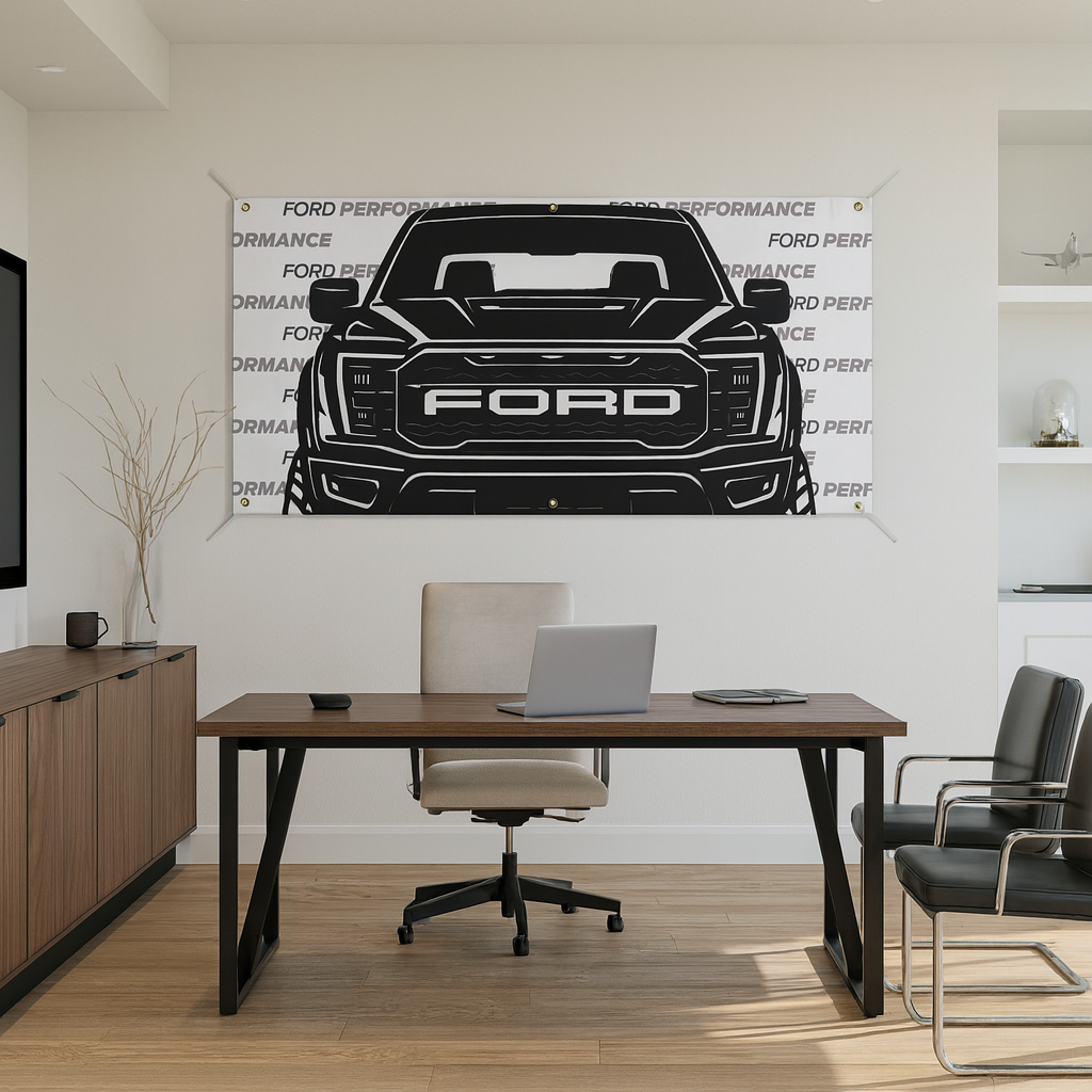 Ford Raptor (Gen 3) Banner Greyscale