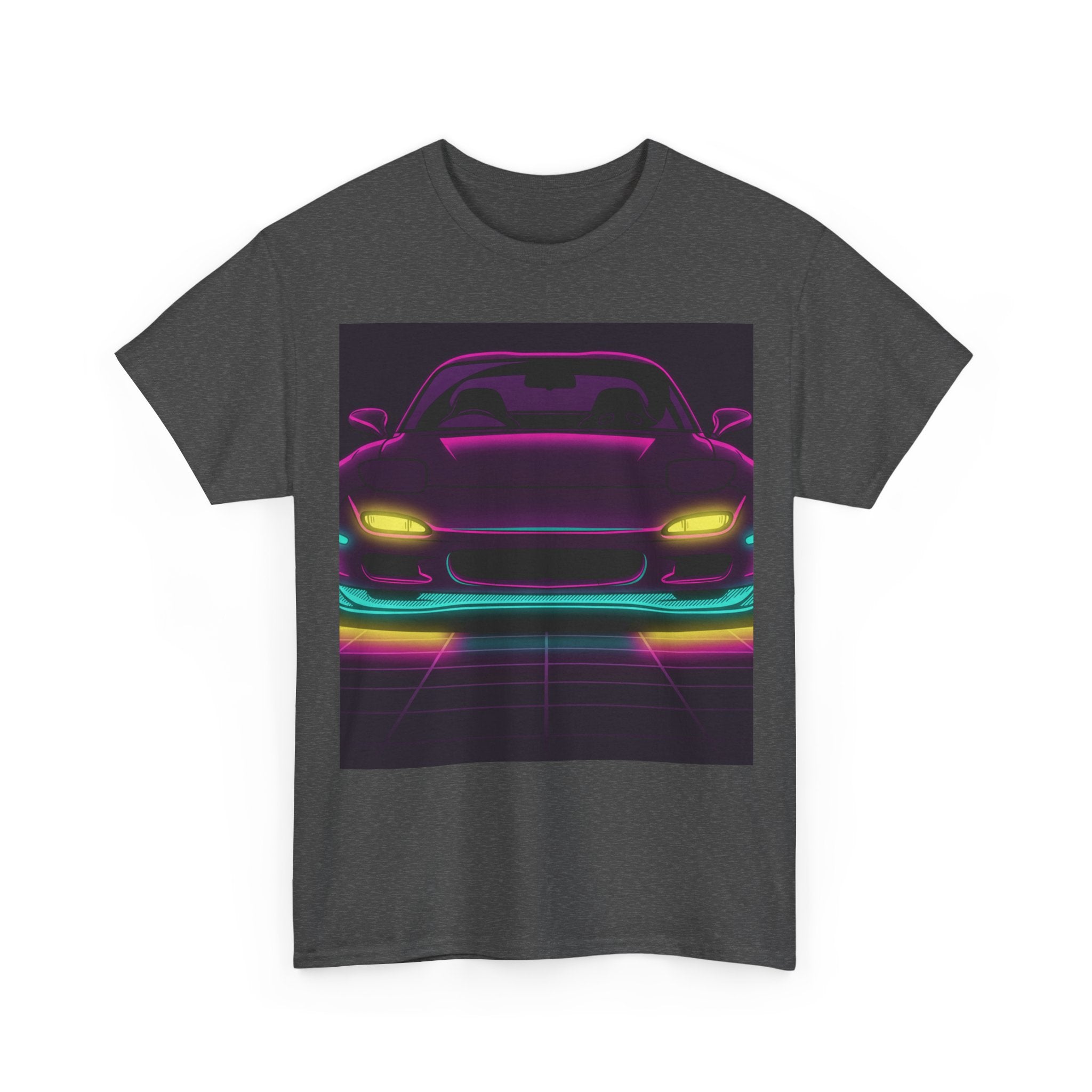Mazda RX-7 FD Neon Synthwave Unisex Tee