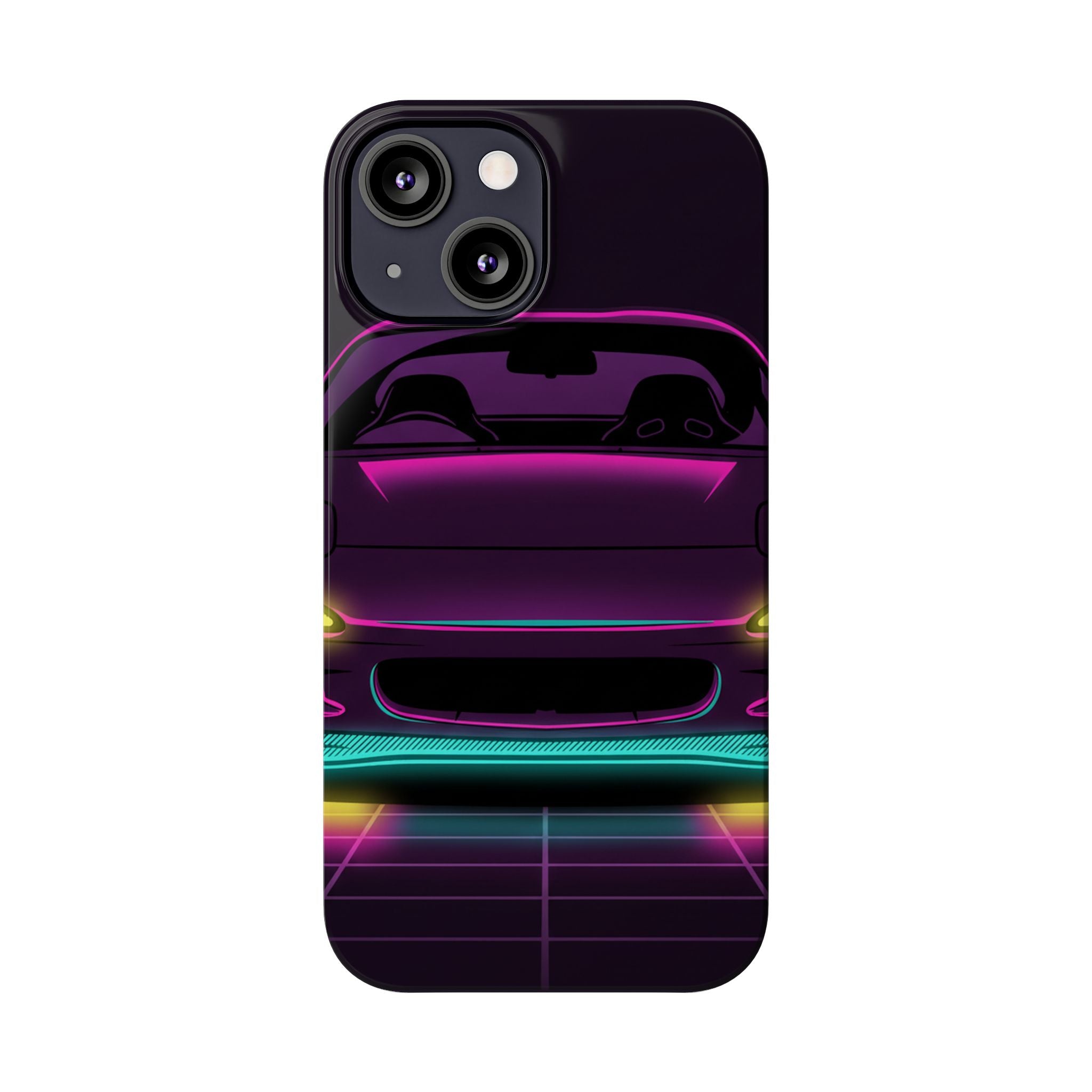 Mazda RX-7 FD Neon Synthwave Phone Case