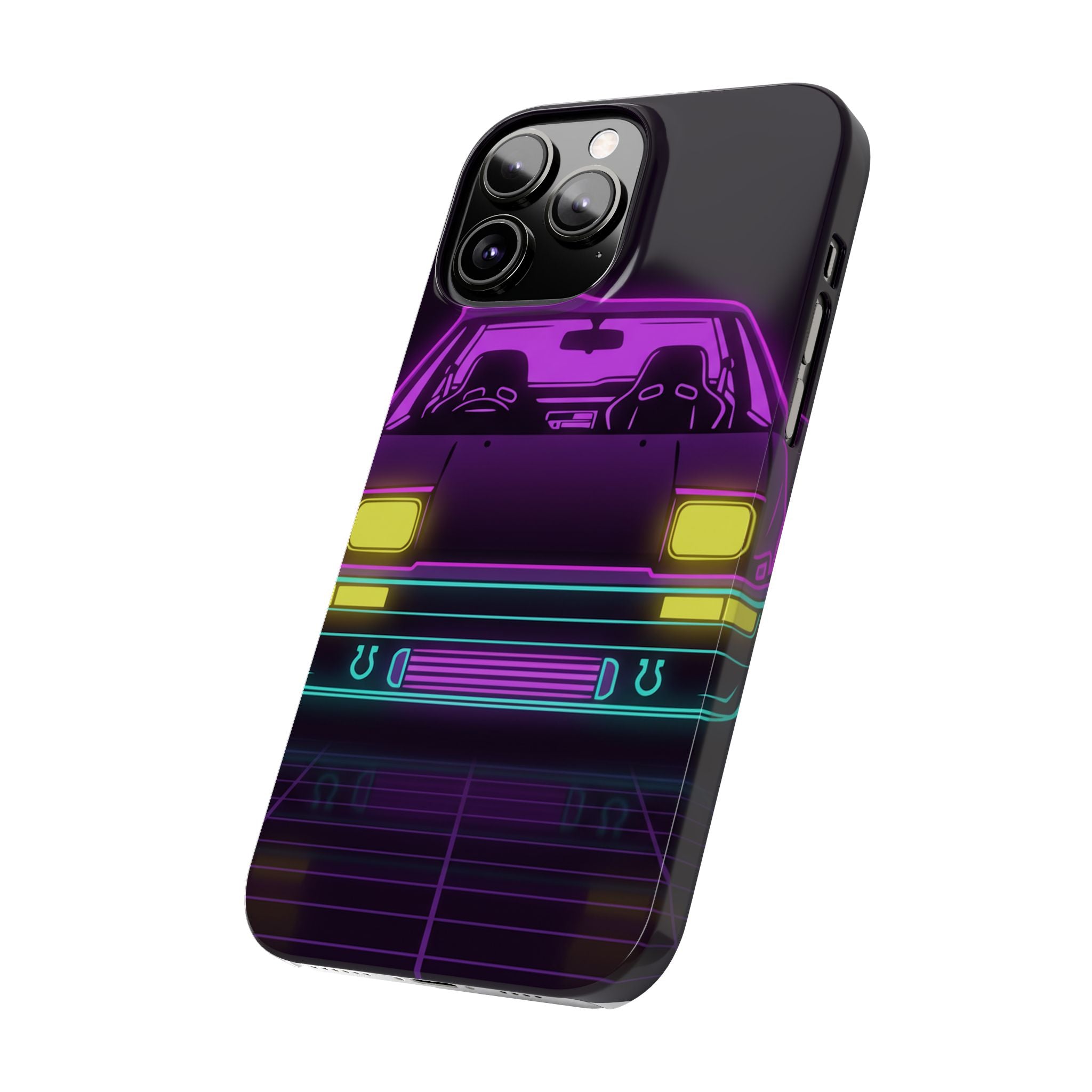 Toyota AE86 (1983-87) Neon Synthwave Phone Case