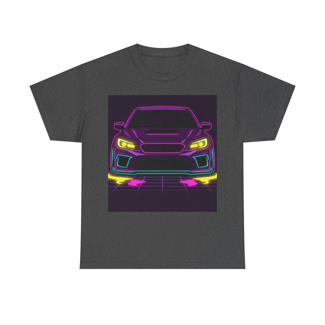 Subaru WRX STI Neon Synthwave Unisex Tee