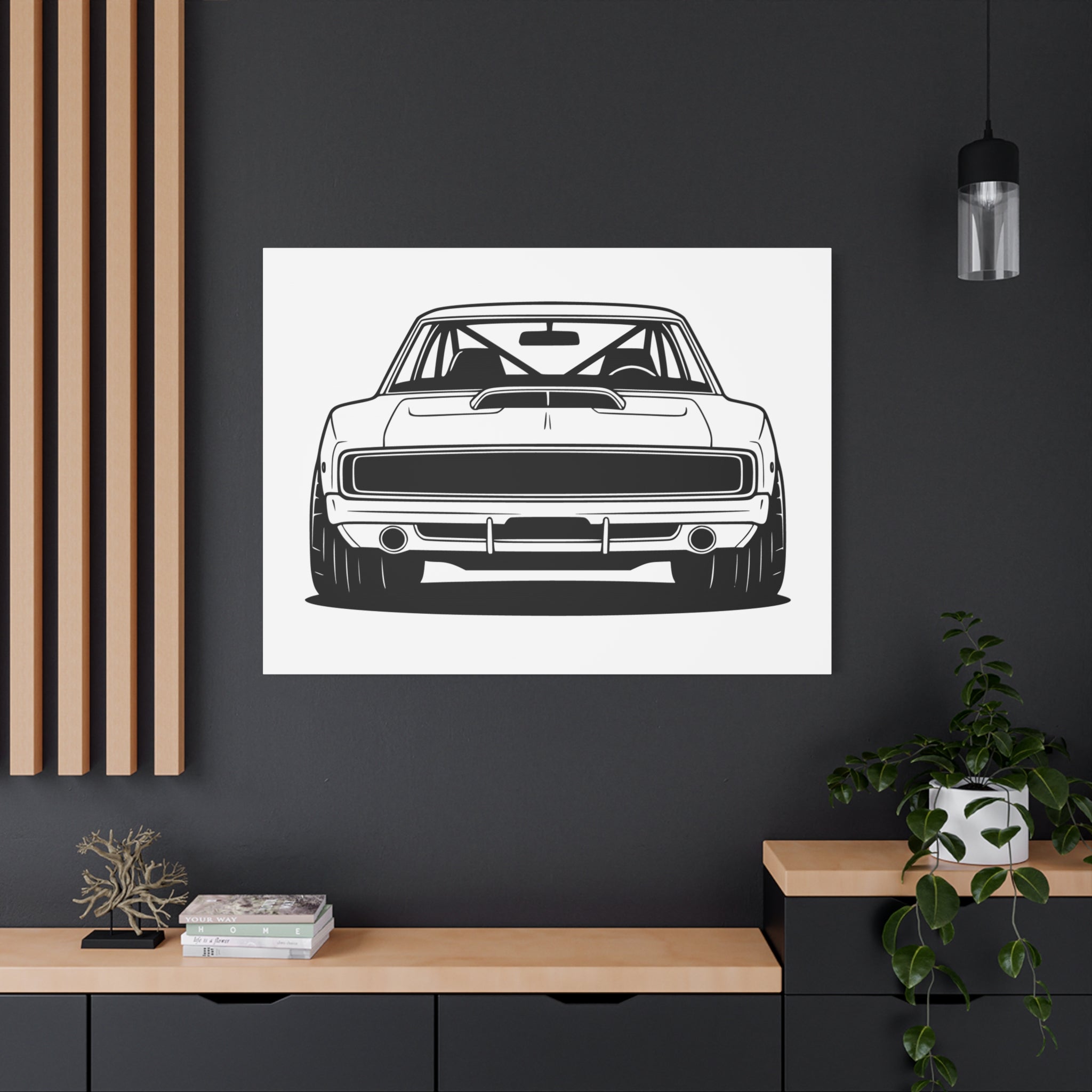 Dodge Charger R/T (1968-70) Canvas Wall Art