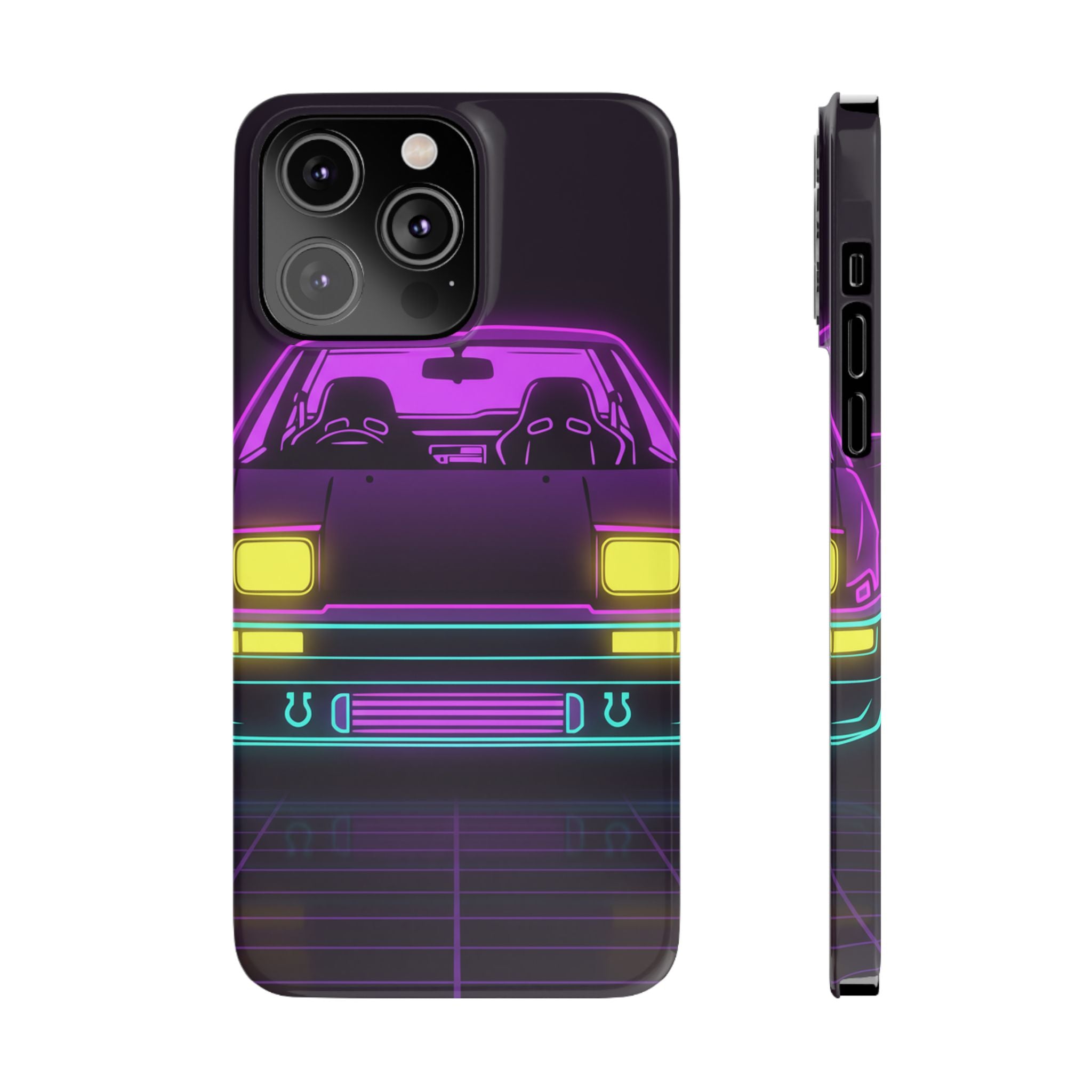 Toyota AE86 (1983-87) Neon Synthwave Phone Case