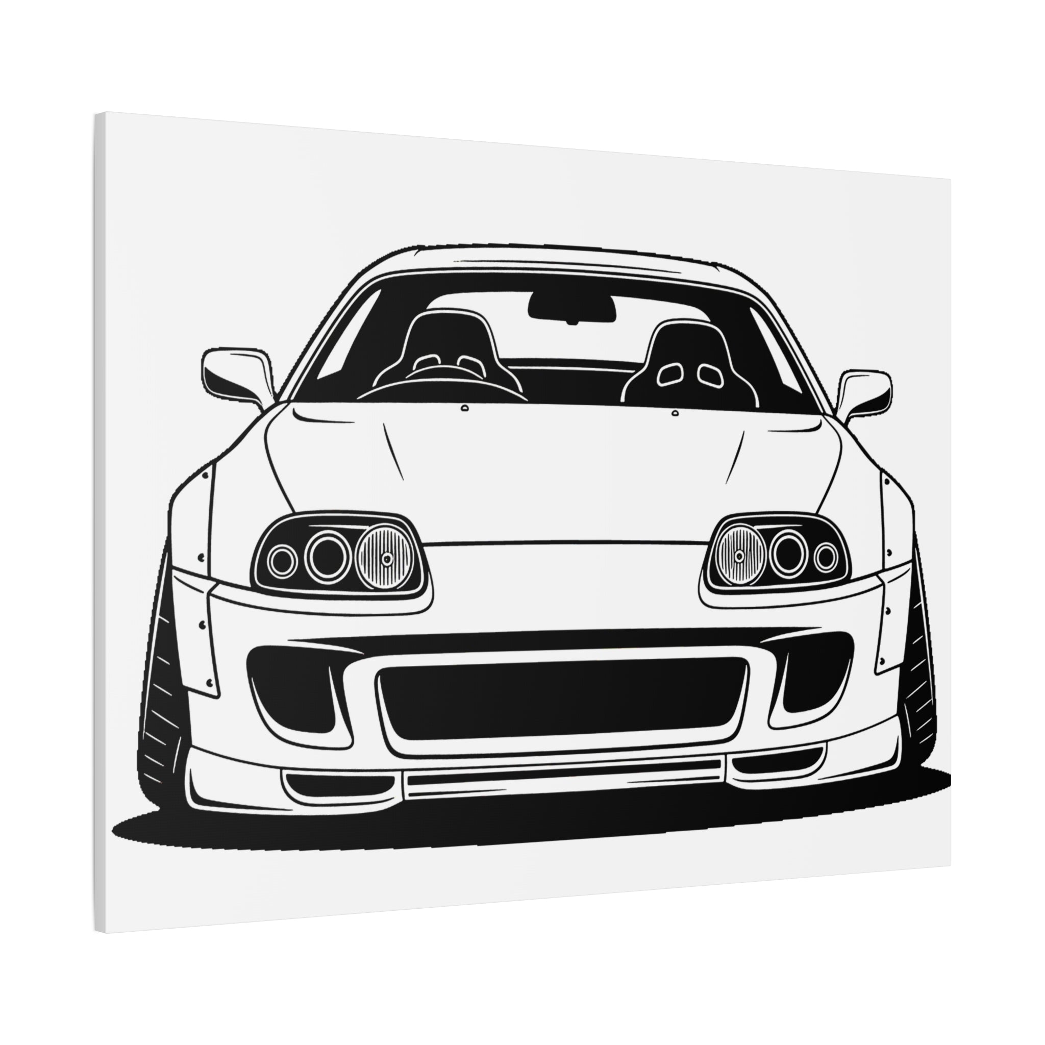 Toyota Supra MK4 Canvas Wall Art
