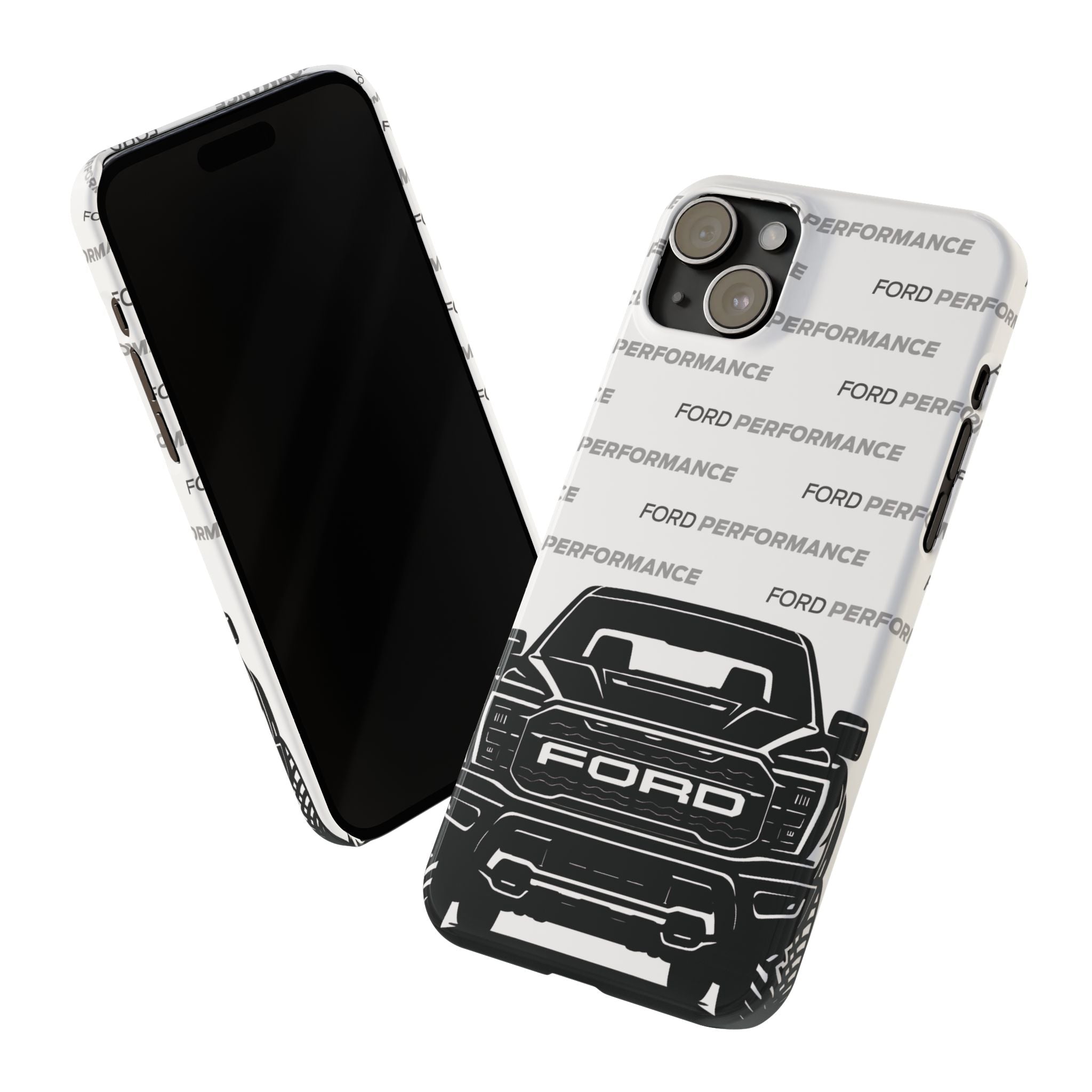 Ford Raptor (Gen 3) Slim Phone Case Greyscale