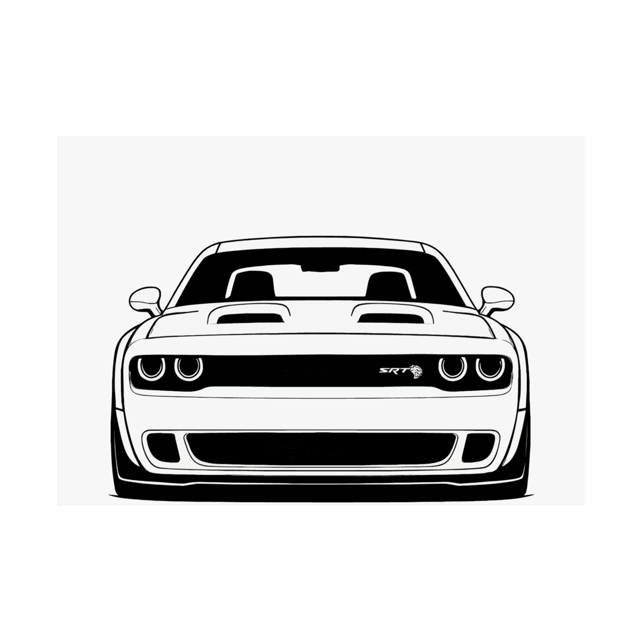 Dodge Challenger SRT Hellcat Poster