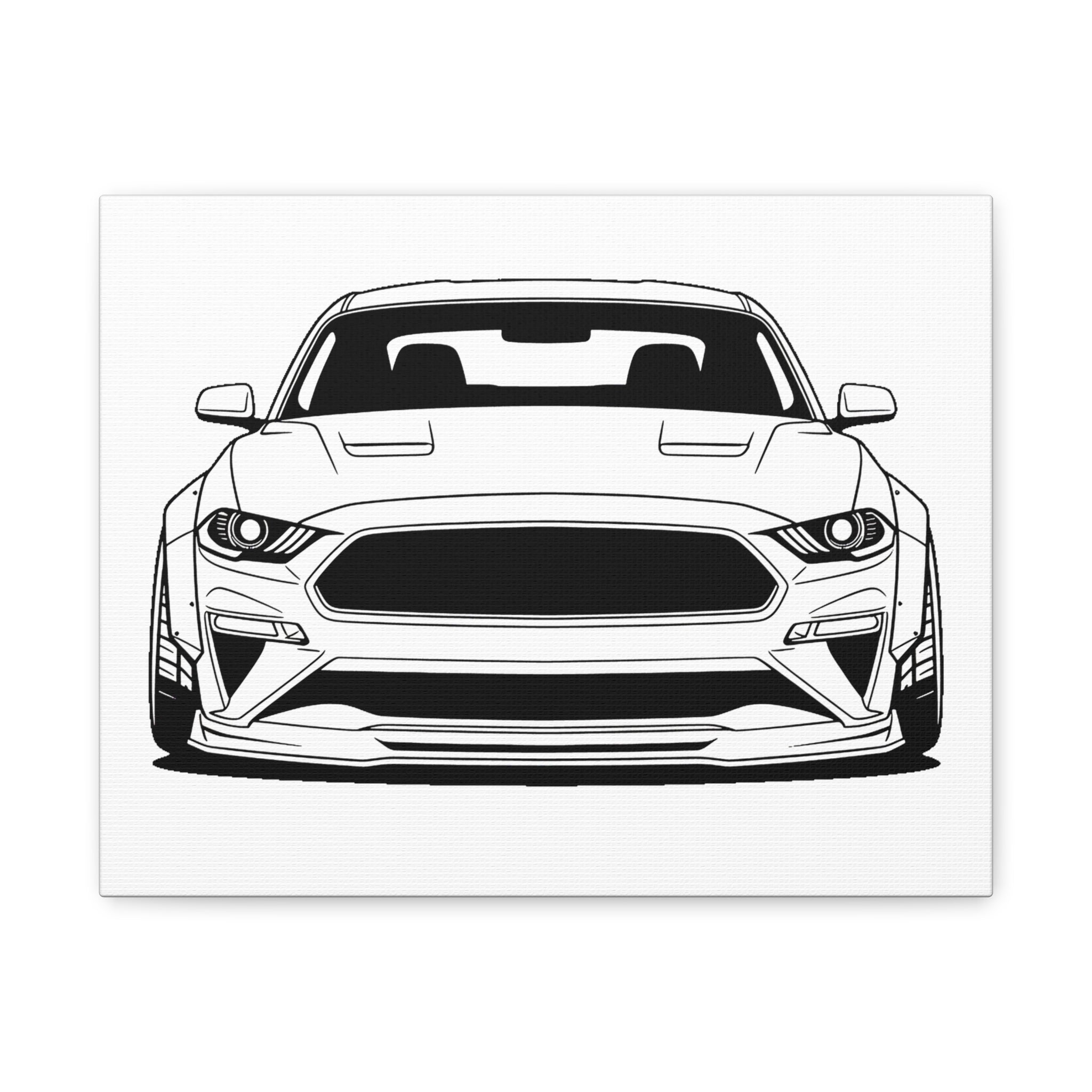 Ford Mustang GT (S650) Canvas Wall Art