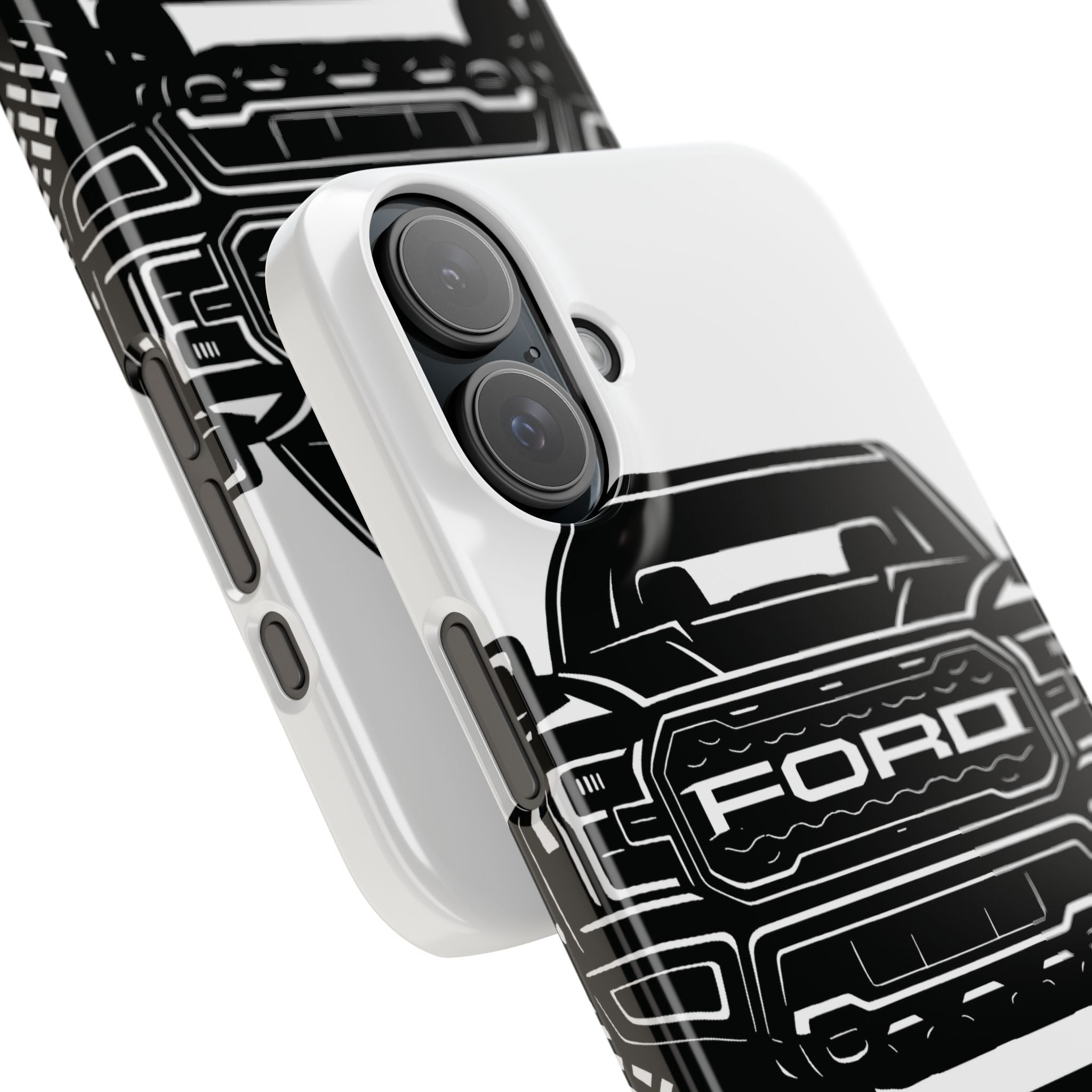 Ford Raptor (Gen 3) Slim Phone Case Greyscale