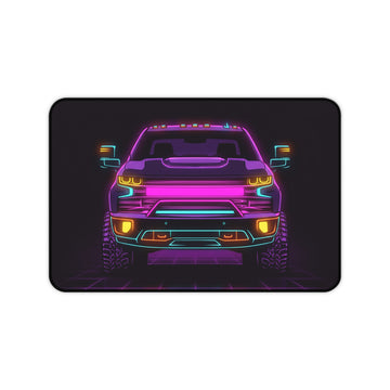 Chevy Silverado Trail Boss (2019+) Neon Synthwave Desk Mat