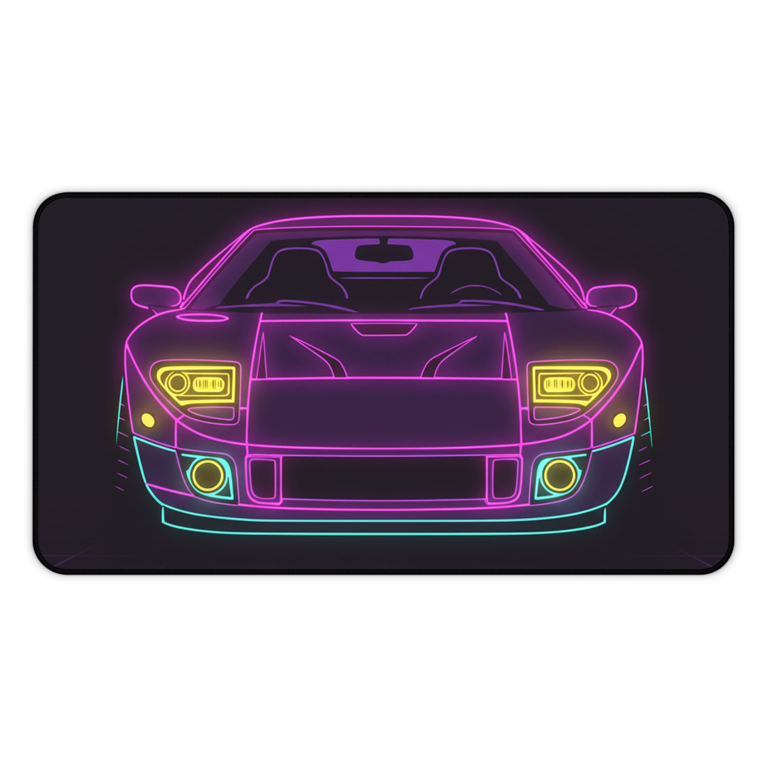 Ford GT40 (1964-69) Neon Synthwave Desk Mat