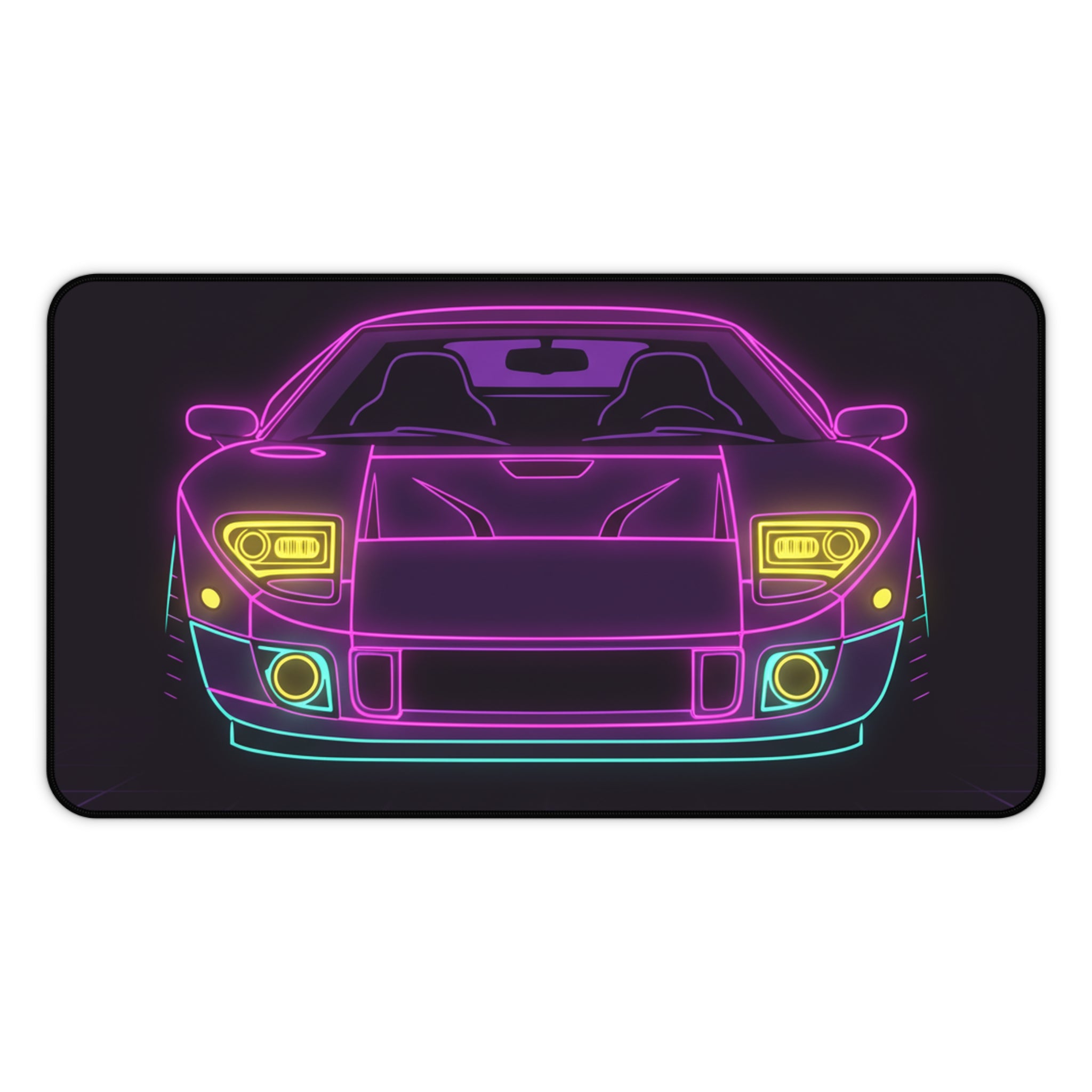Ford GT40 (1964-69) Neon Synthwave Desk Mat